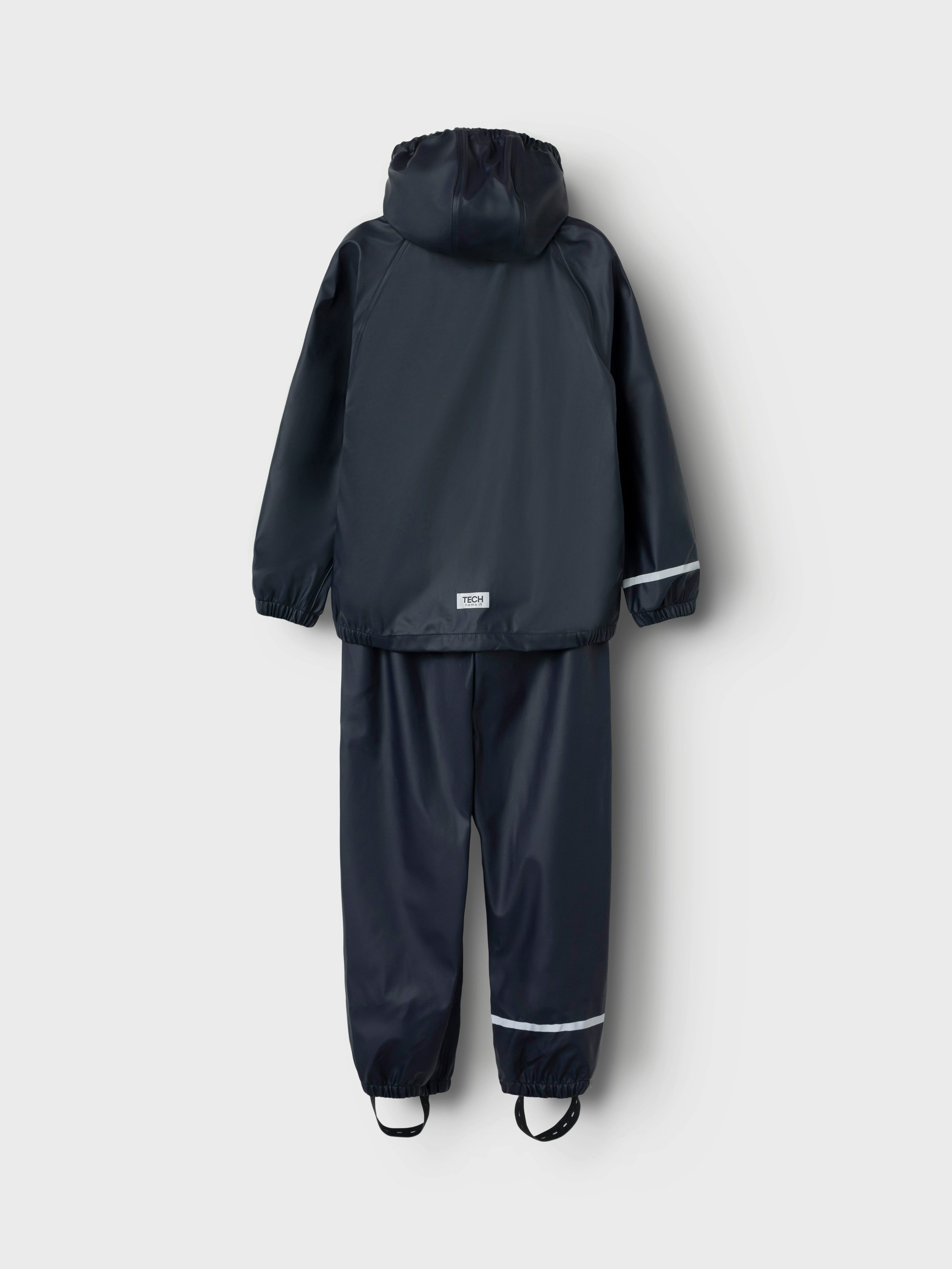 Name It Regenmantel NKNDRY10 Regenjacke und Hose im Set (Set, 2-tlg) Keine Latzhose! Unifarben, casual, regular fit, Kunstfaser, Web