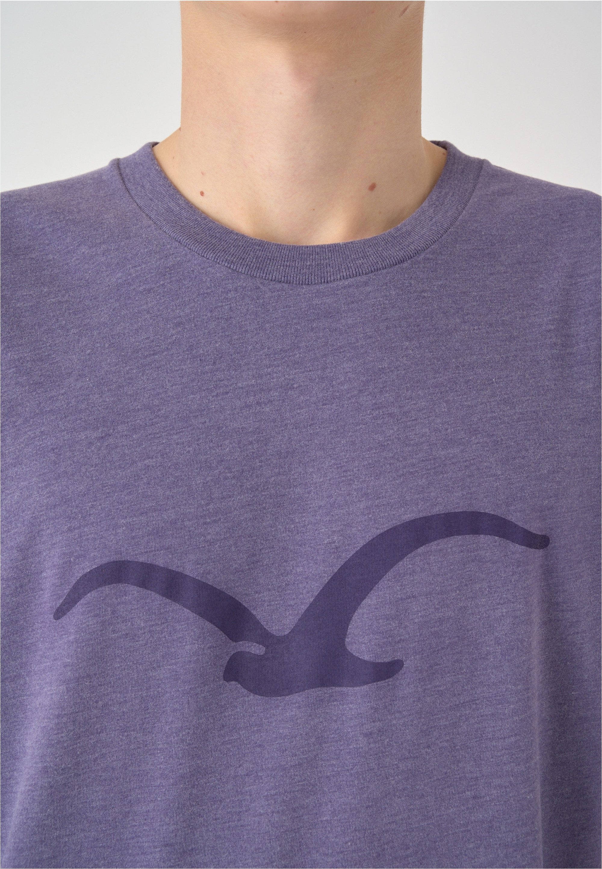 Cleptomanicx T-Shirt Mowe mit klassischem Print