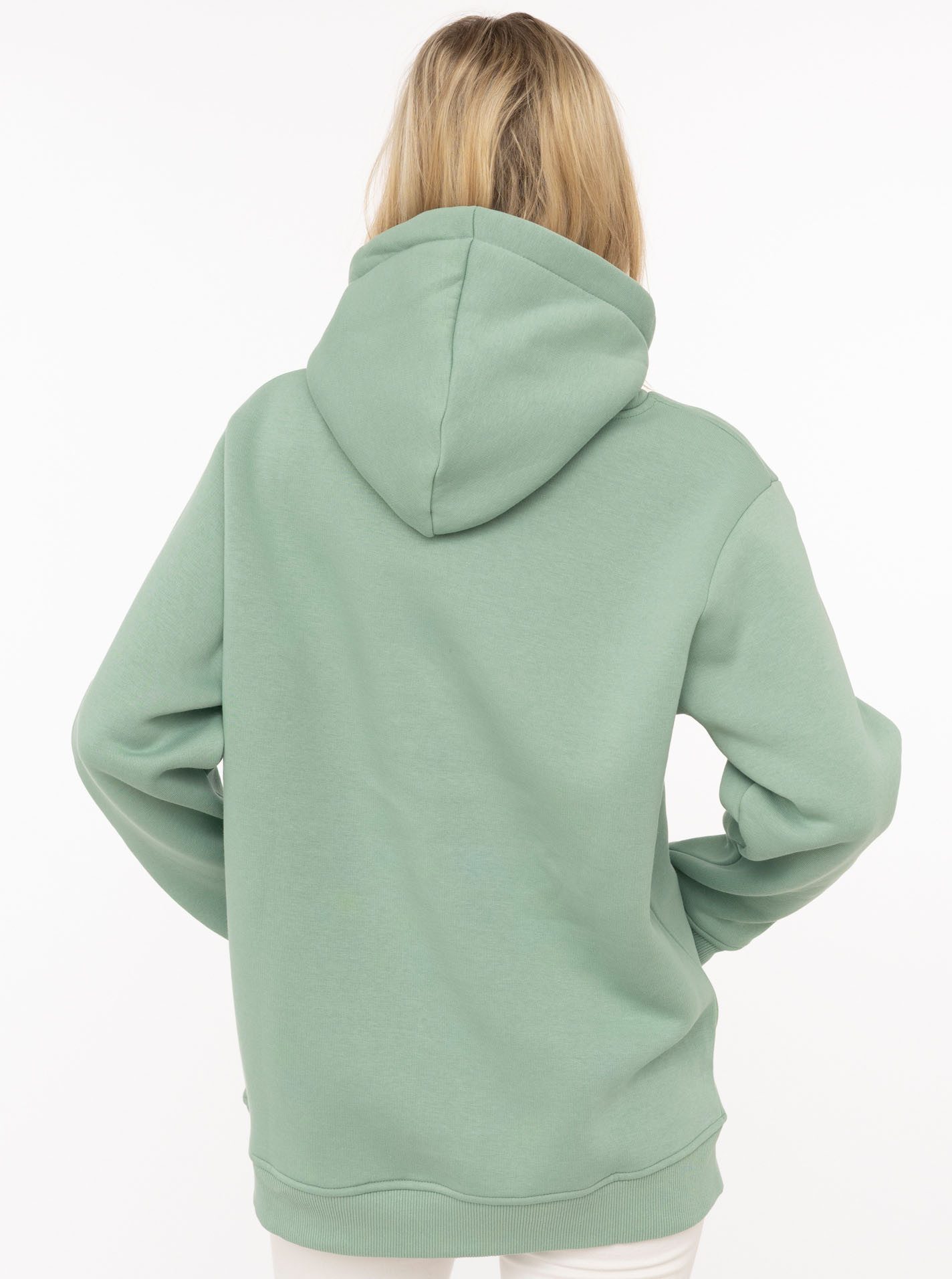 Zwillingsherz Hoodie "Nelina" mit Leo Band und schlichter Stickerei "Stay Wild", Kapuze