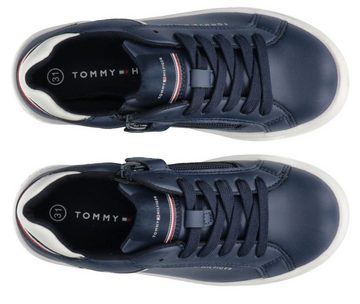 Tommy Hilfiger LOW CUT LACE-UP SNEAKER Sneaker im Retro Look, Freizeitschuh, Halbschuh, Schnürschuh