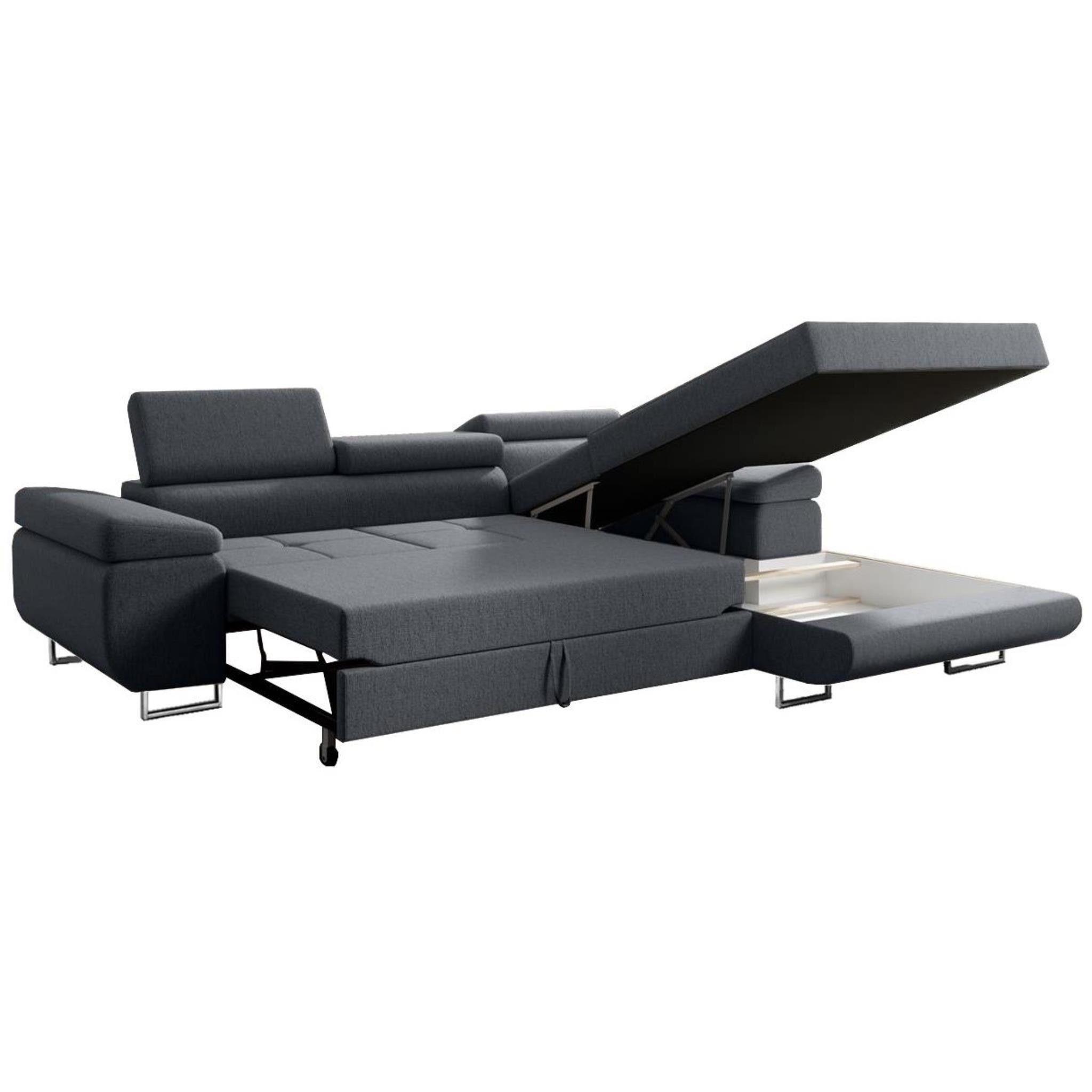 Beautysofa Ecksofa Alons mit Schlaffunktion auf günstig online kaufen