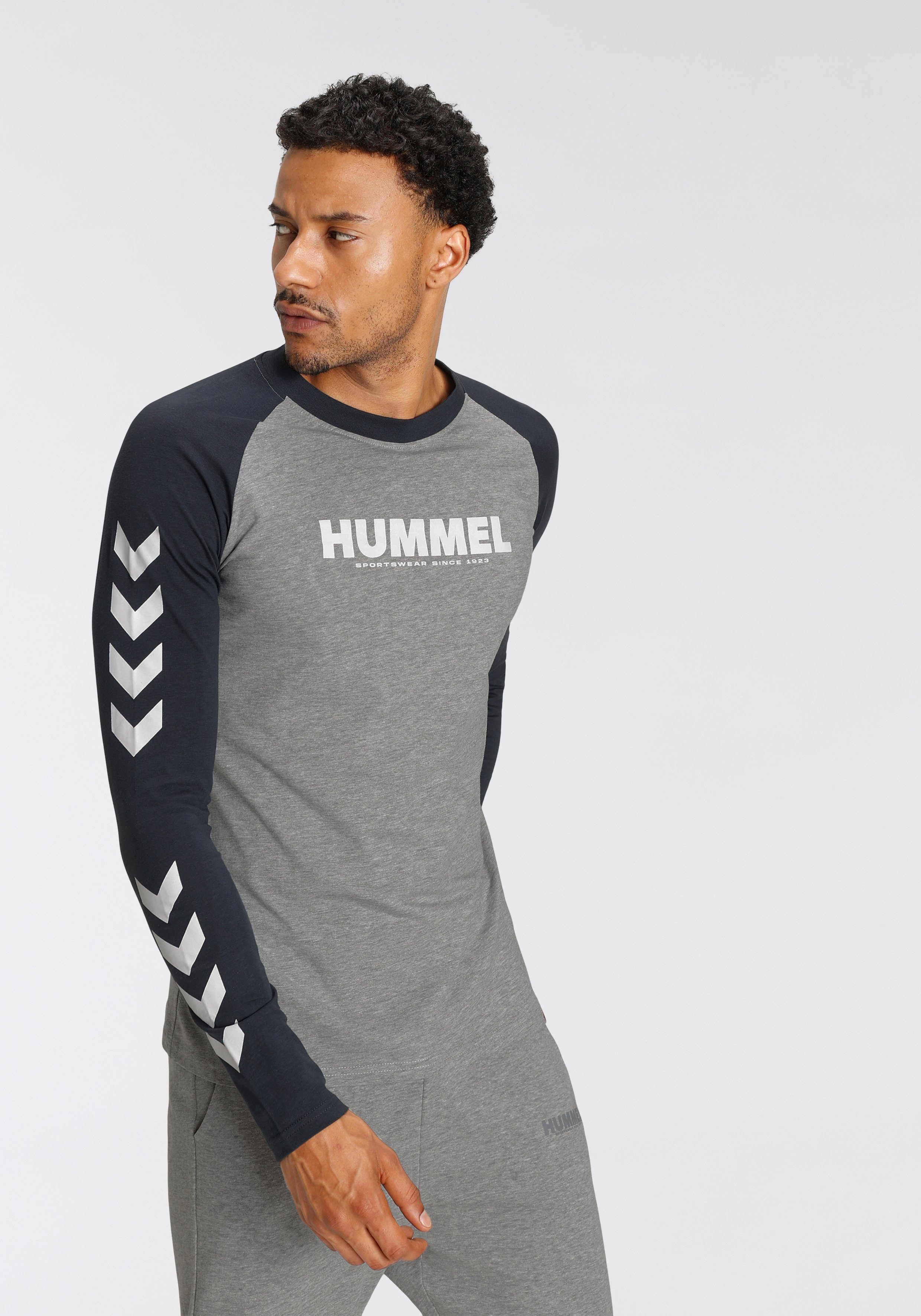 hummel Langarmshirt Blau