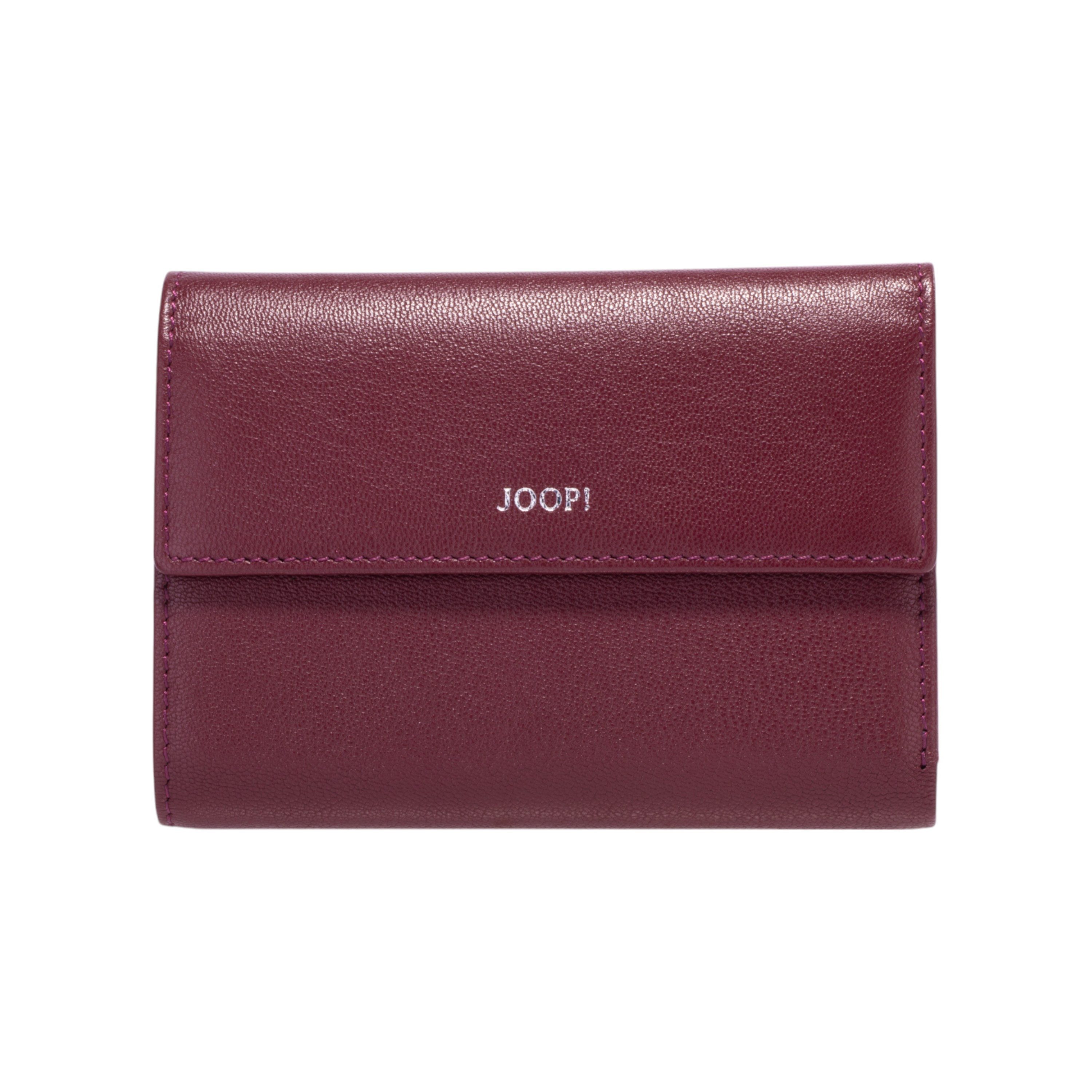 JOOP! Geldbörse lantea cosma purse mh10f, aus Ziegenleder, mit weichem Innenmaterial aus Baumwolle