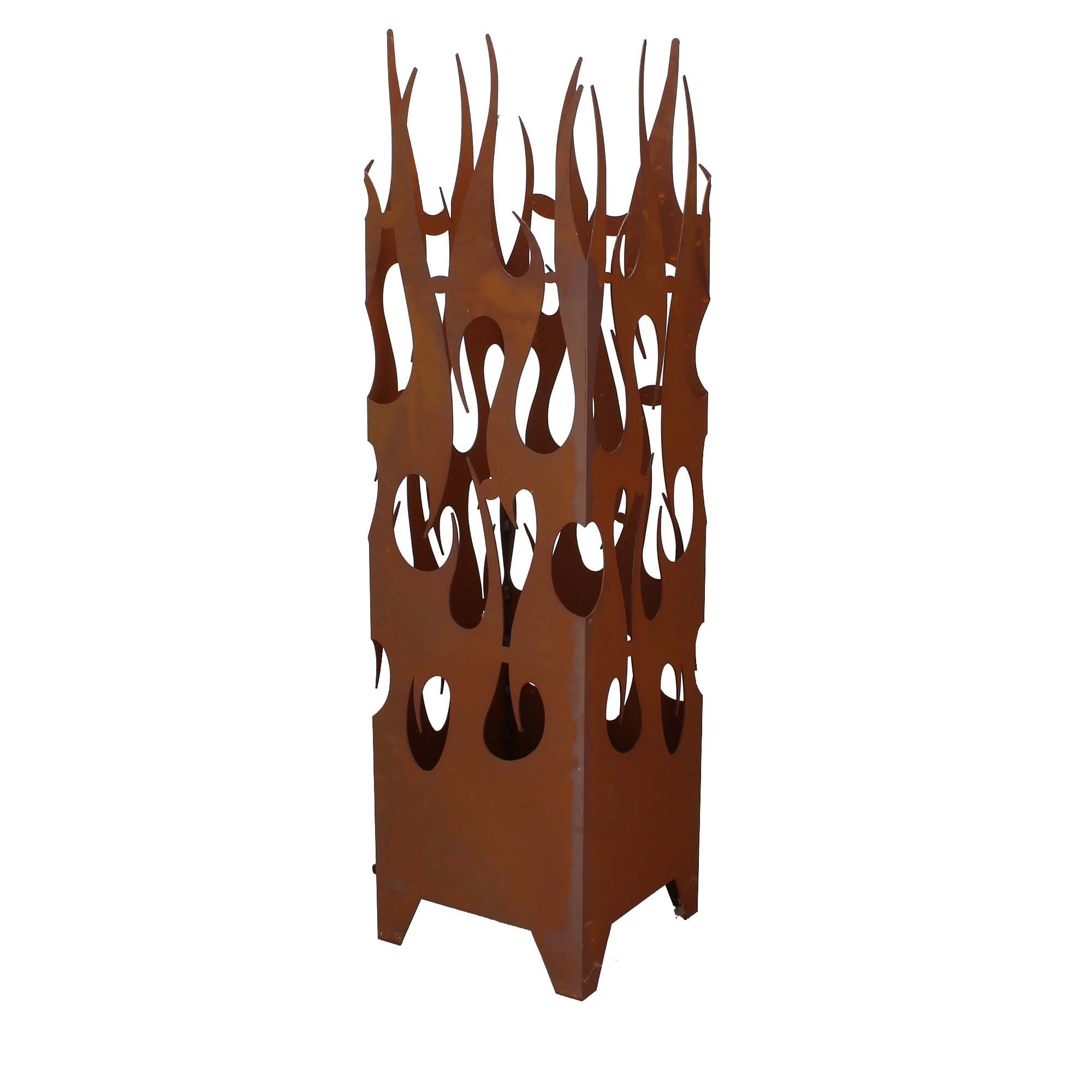 Ferrum Art Design Feuerkorb Ferrum Feuerkorb Geflammt Edelrost 1-0159, (1-St)