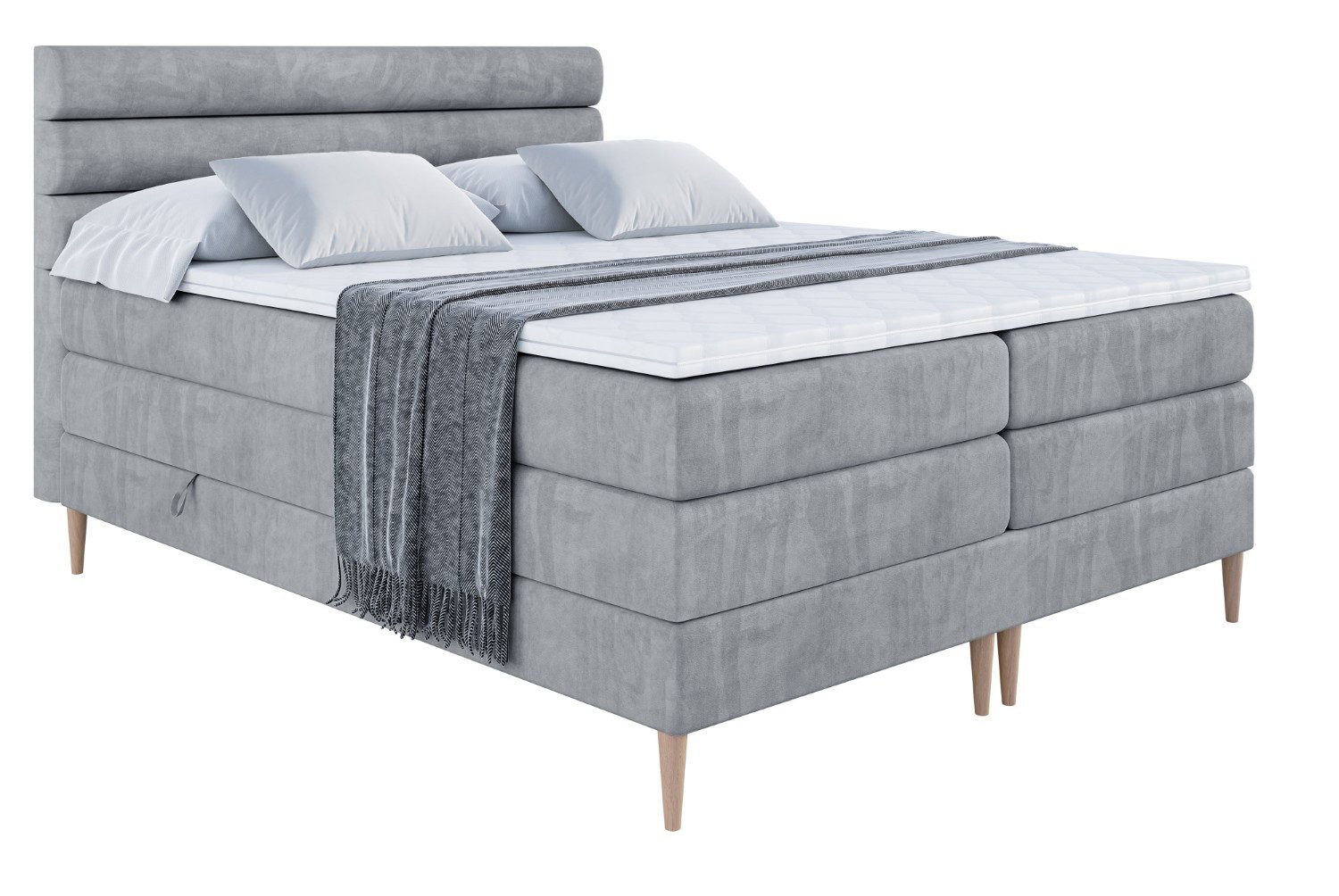 ALTDECOR Boxspringbett CELESTIA-F KING (Multipocket-Matratze H4, günstig online kaufen