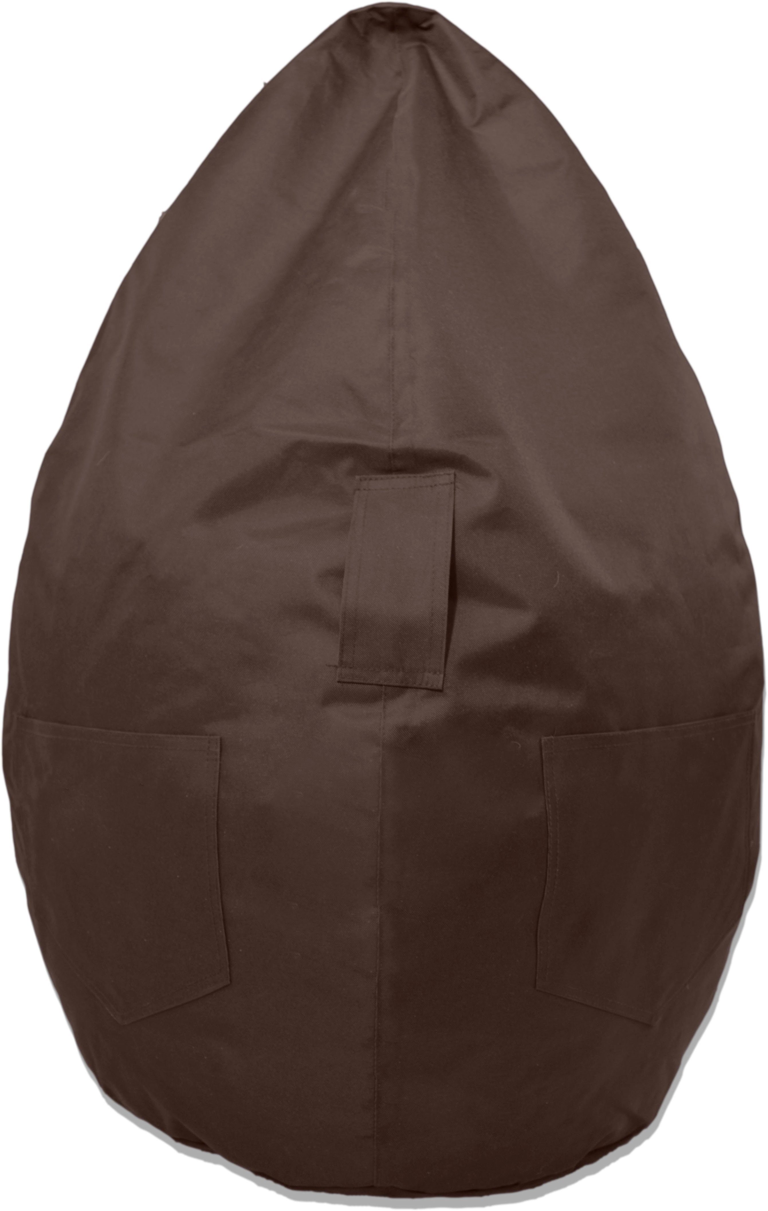 KiNZLER Sitzsack Kimi small (1 St), Uni Farben, mit Taschen & Tragegriff, Outdoor geeignet, Kinderzimmer