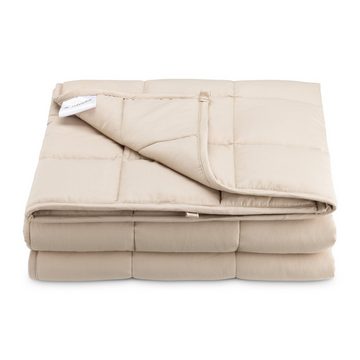 Gewichtsdecke, Beschwerte Bettdecke 135x200 cm 8,8 kg - Bezug aus Baumwolle, Navaris