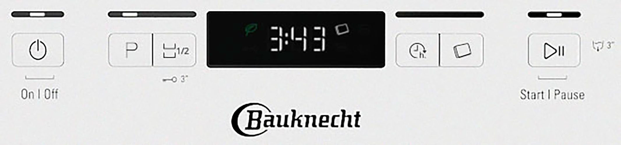 BAUKNECHT Standgeschirrspüler B2F HD624 A, 14 Maßgedecke