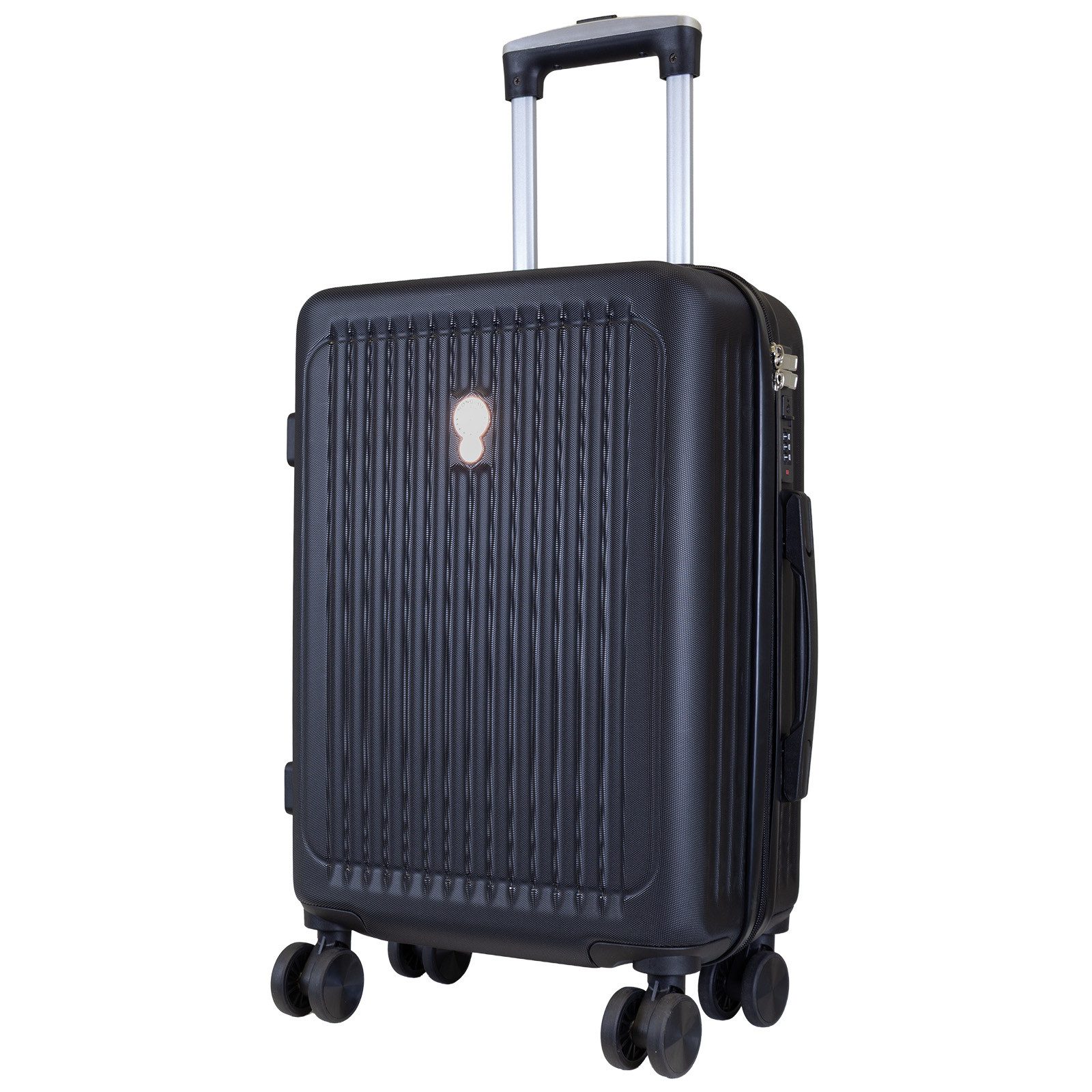 Trendyshop365 Hartschalen-Trolley Toledo, Hartschale aus ABS – leicht und langlebig
