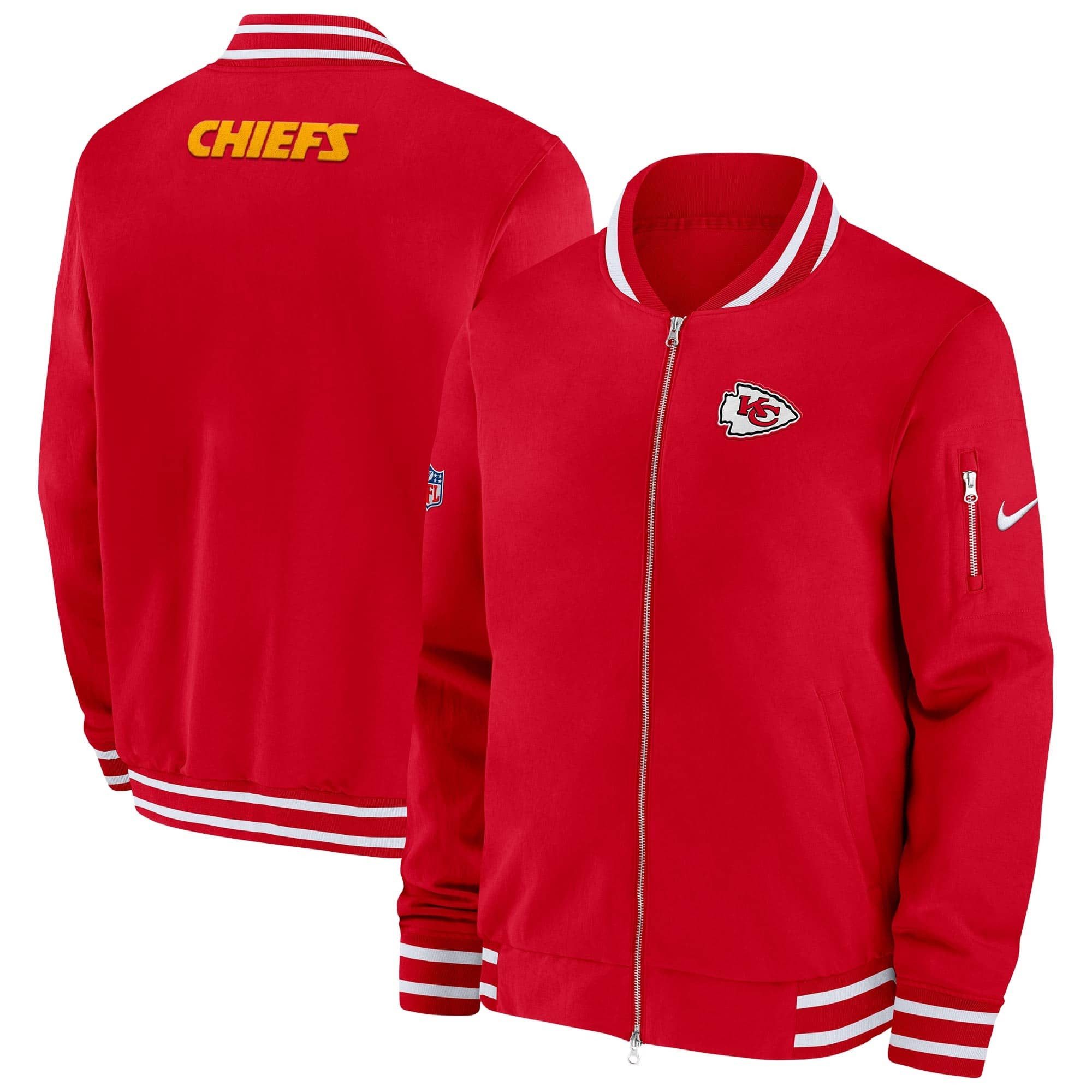 Nike Bomberjacke Nike Jacke Kansas City Chiefs Nike Coach Bomber günstig online kaufen
