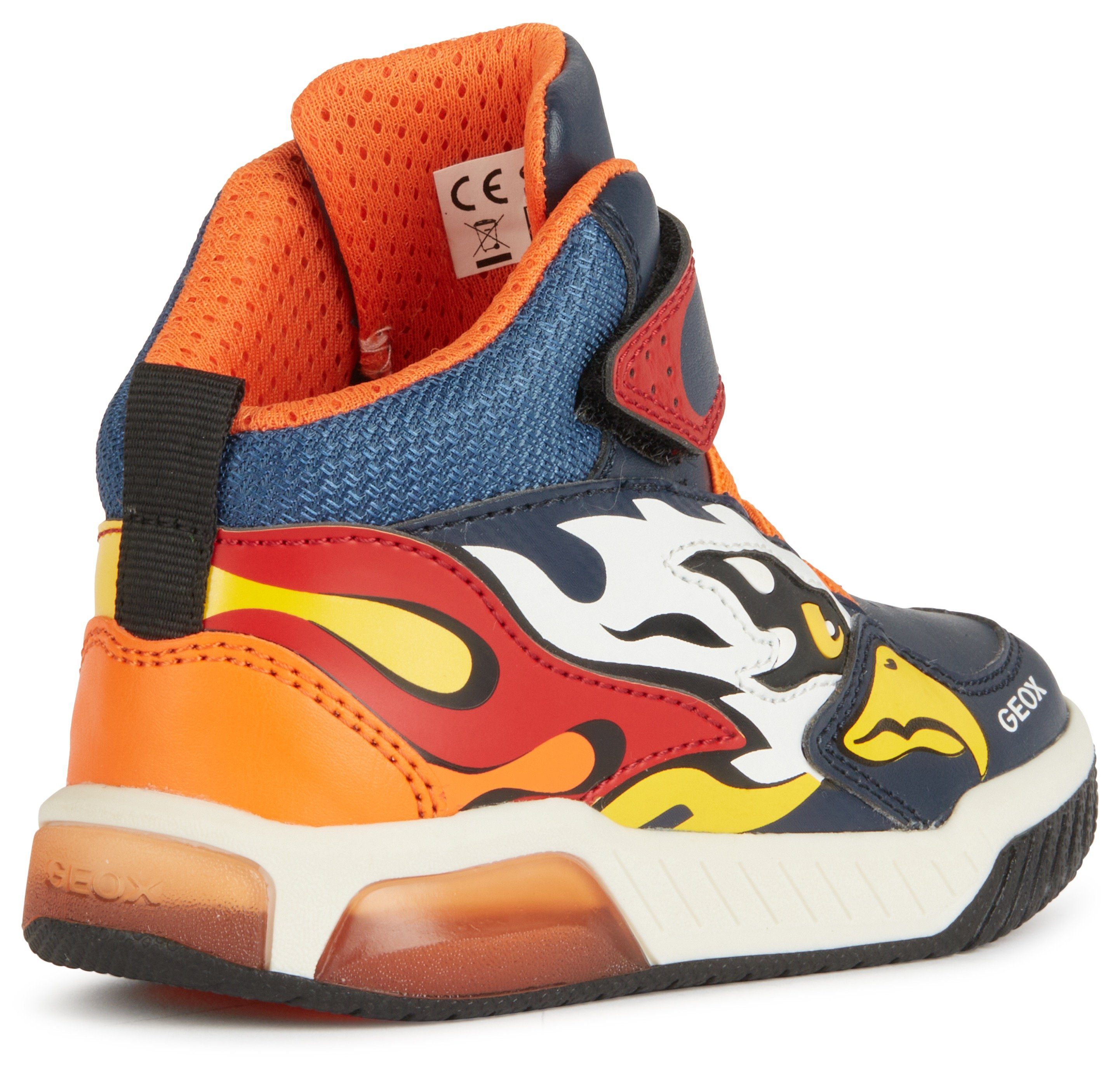 Sneaker mit BOY Blinkfunktion INEK J Geox Blinkschuh