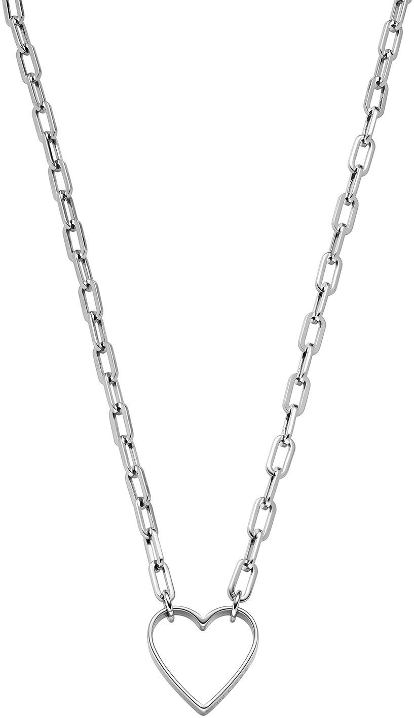 Kette mit Anhänger Schmuck Geschenk Edelstahl Halskette Herz, LJ-0349-N-45
