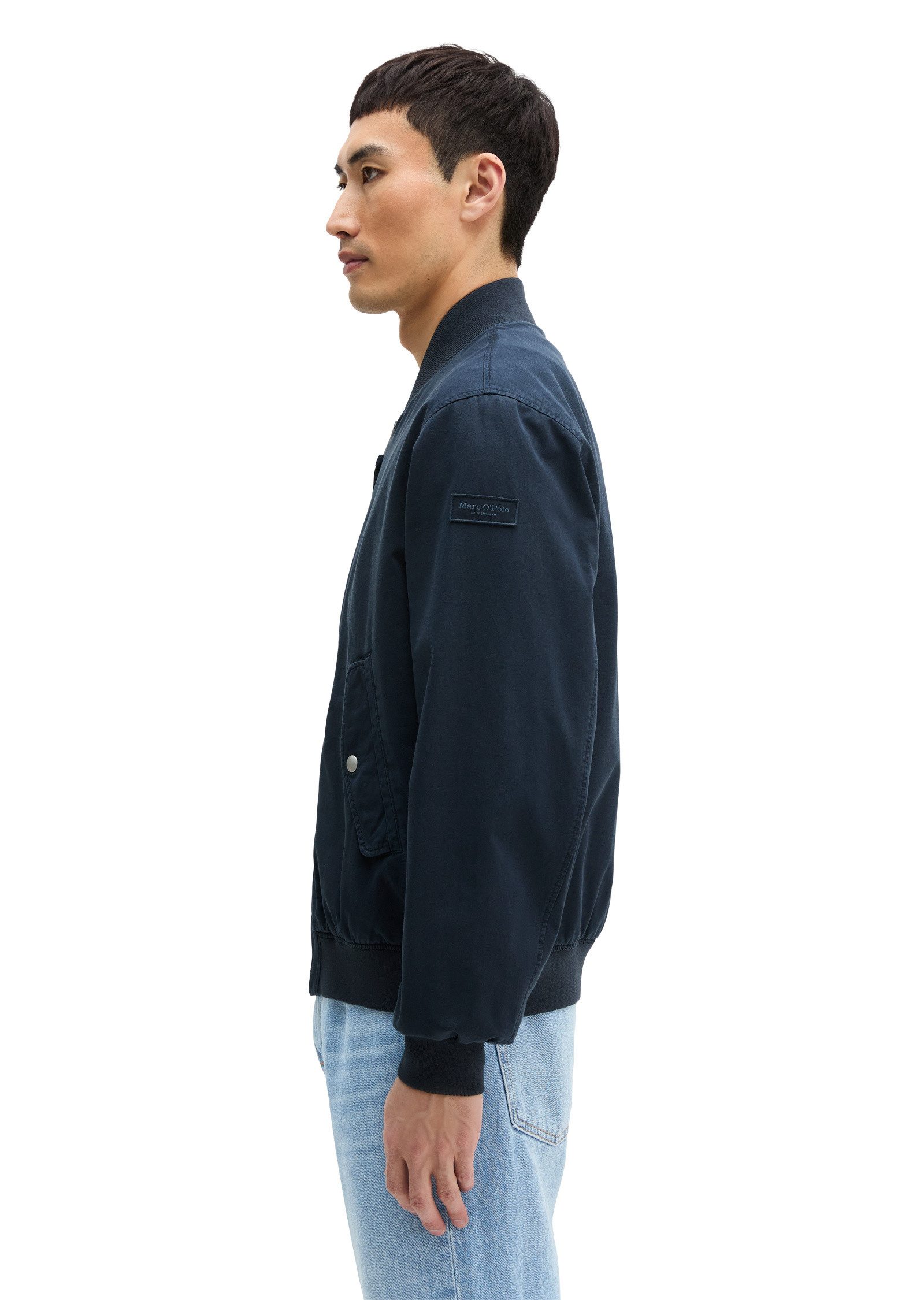 Marc O'Polo Outdoorjacke aus Bio-Baumwoll-Twill günstig online kaufen