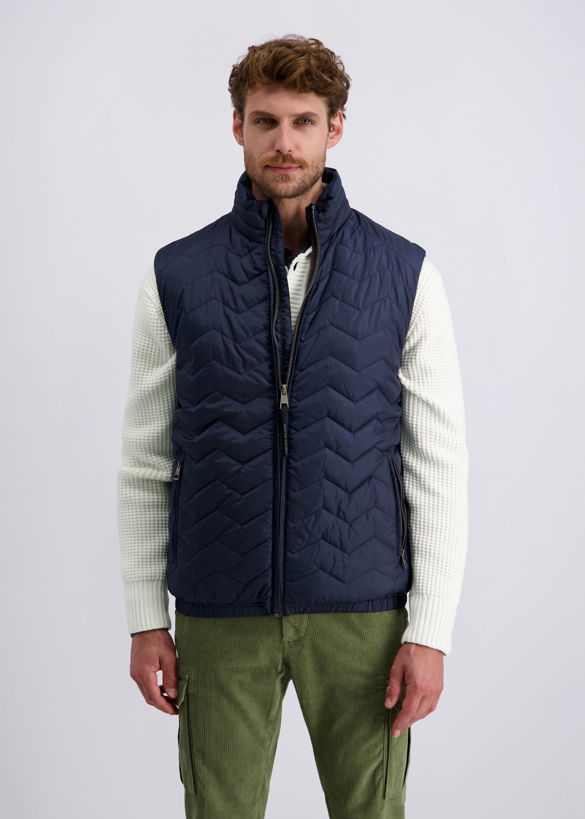 Pierre Cardin Kurzweste mit Reißverschluss