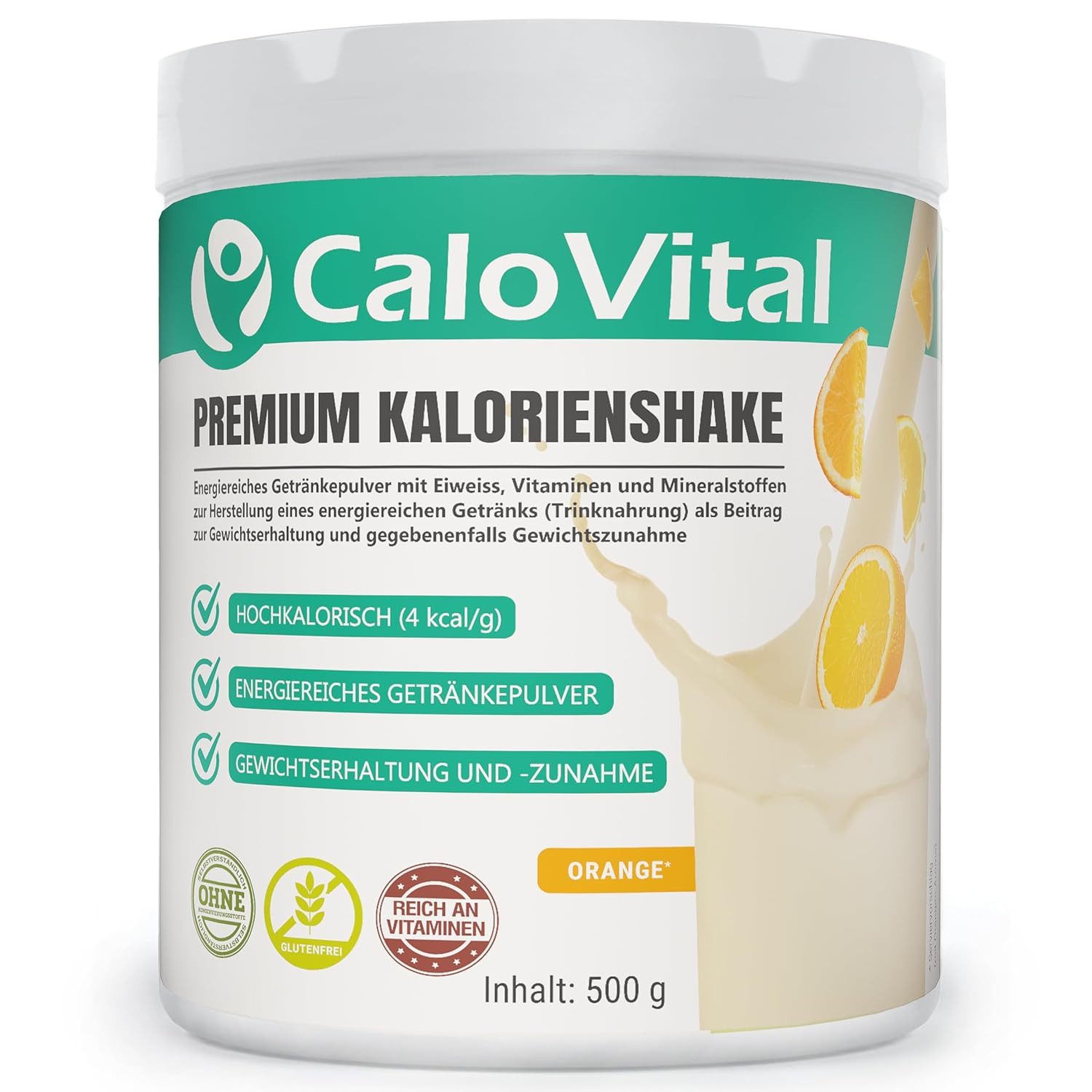 CaloVital Zunehmen hochkalorische Trinknahrung Gewichtszunahme CaloVital 500g Pulver, 1 St.