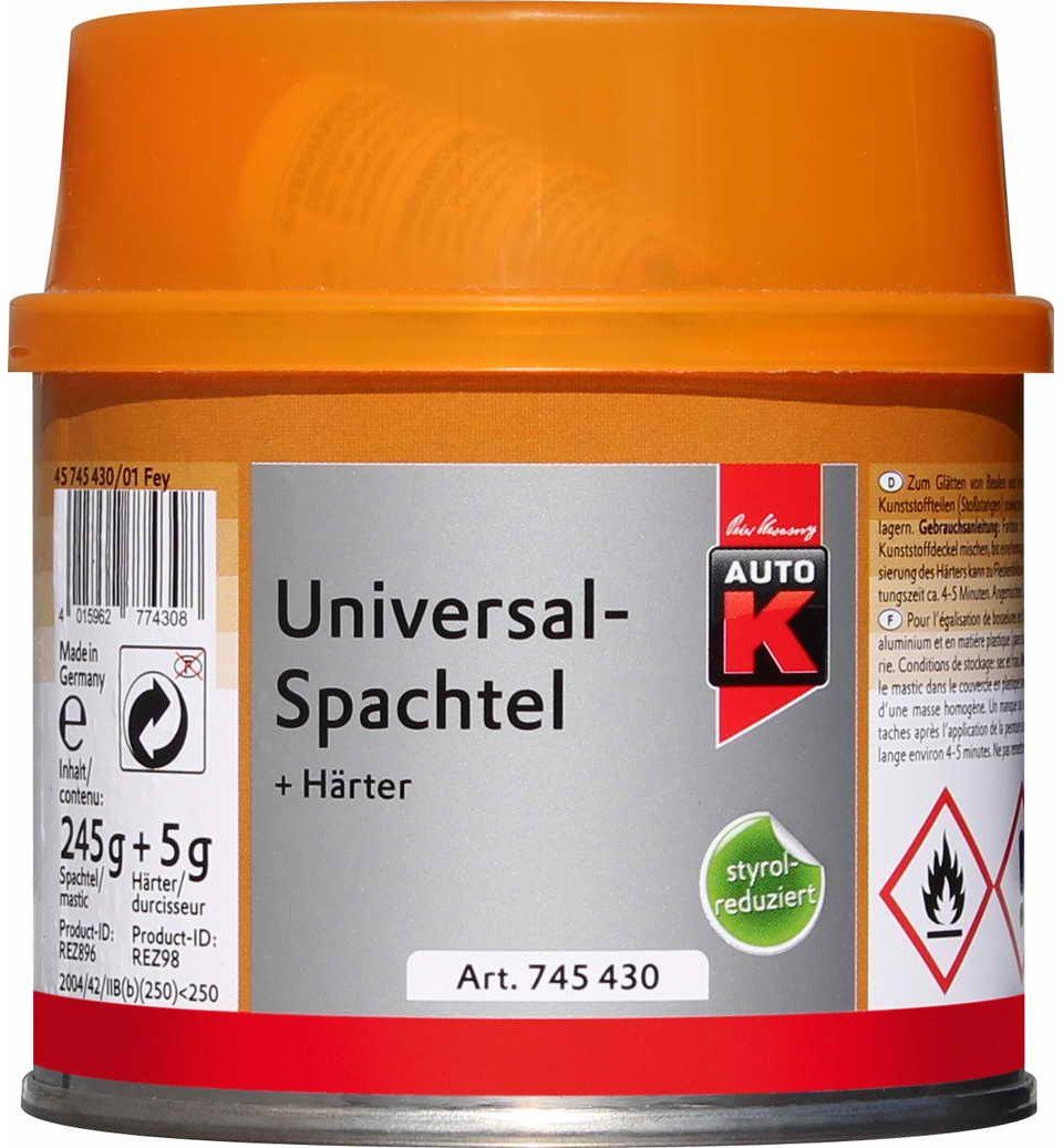 Auto-K Breitspachtel Auto-K Universalspachtel + Härter 250g