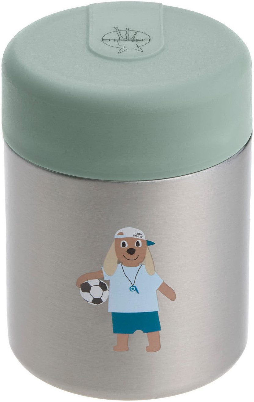LÄSSIG Thermobehälter Tiny Team Dog, Edelstahl, Silikon, (1-tlg)