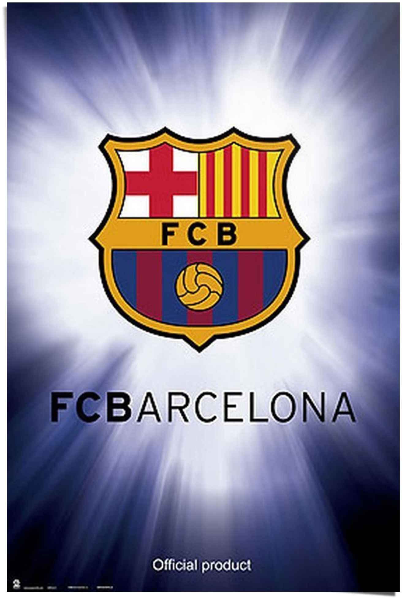 Reinders! Poster FC Barcelona Club-Logo, (1 St)