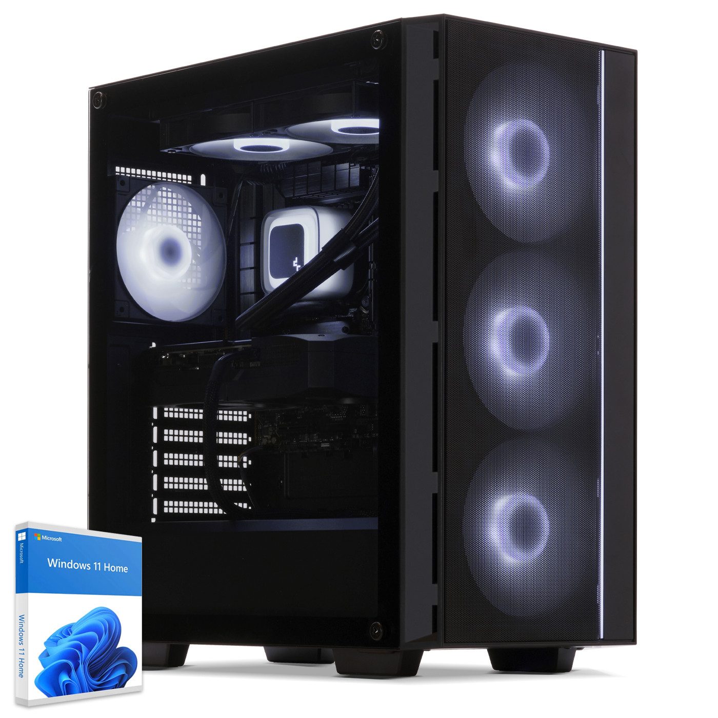 Sedatech UCCB732I1I1HF - Watercooling Gaming-PC (AMD Ryzen 5 9600X 6x 3.9GHz (max 5.4GHz), Radeon RX 9070 XT 16GB, 32 GB RAM, 2000 GB SSD, Watercooling, Wlan 6E)