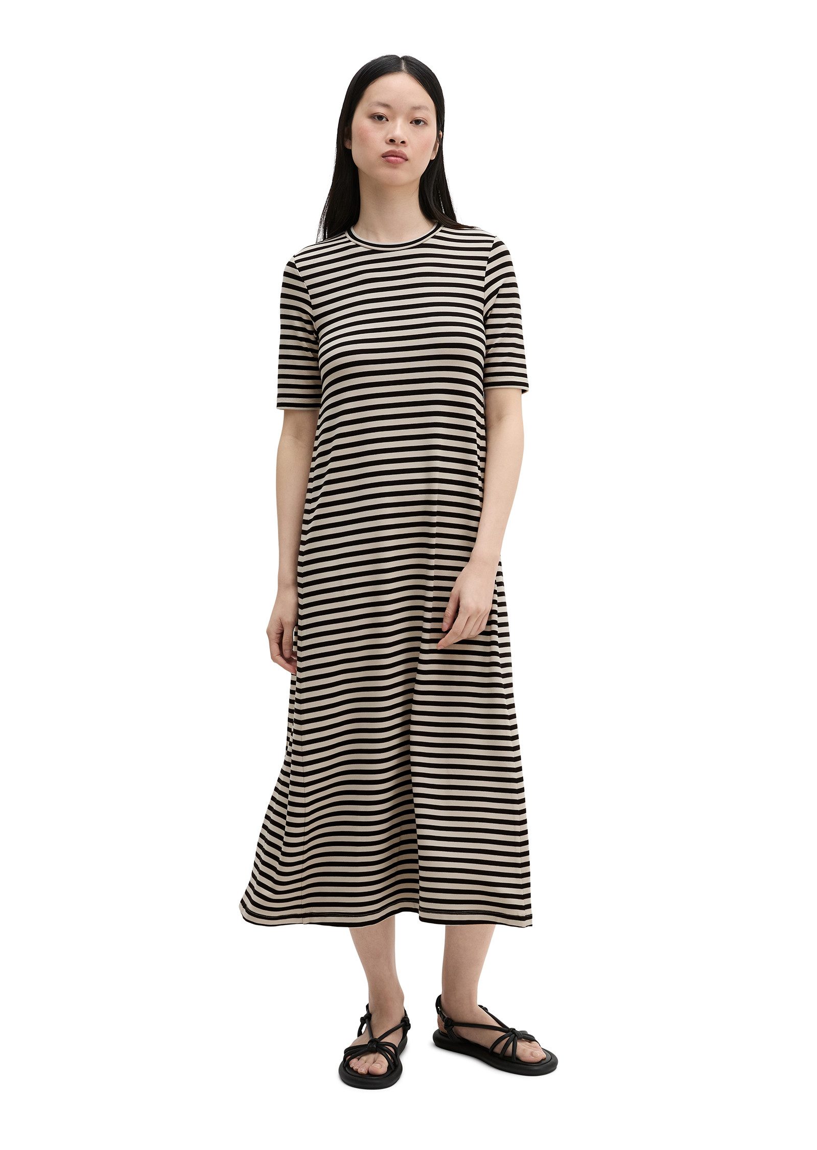 Marc O'Polo Jerseykleid A-Shape aus TENCEL™ Modal gestreift – Bild 3 von 5
