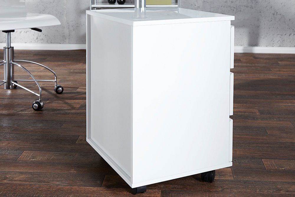 riess-ambiente Rollcontainer BIG DEAL 45cm weiß, Hochglanz – Bild 5 von 5