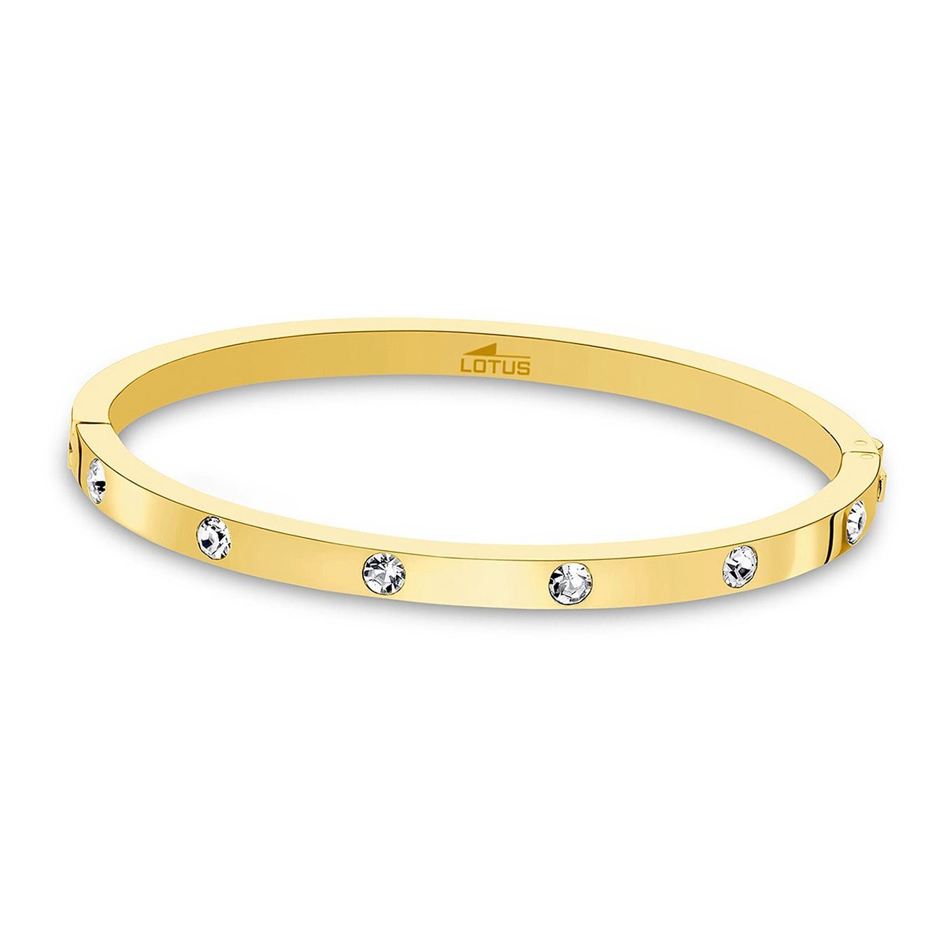 Lotus Style Armreif Lotus Style Armband Armreif gold, für Damen aus Edelstahl (Stainless Steel)