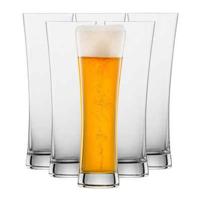 SCHOTT-ZWIESEL Bierglas Beer Basic Weizenbiergläser 0,3 Liter 6er Set, Glas