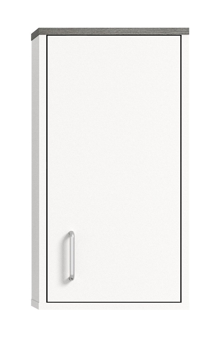 furnling Hängeschrank Leon 1 Tür, 2 Fächer, Badschrank, Badmöbel, Breite 32 cm, modern