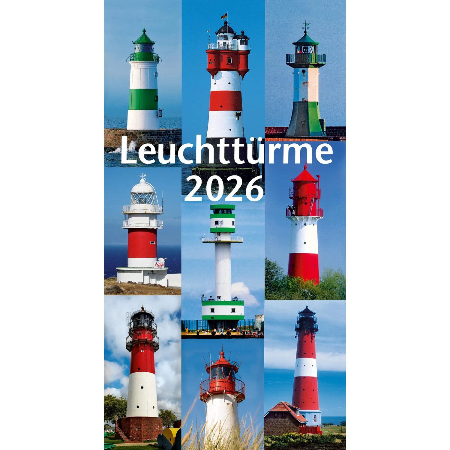 Tischkalender Leuchttürme 2026
