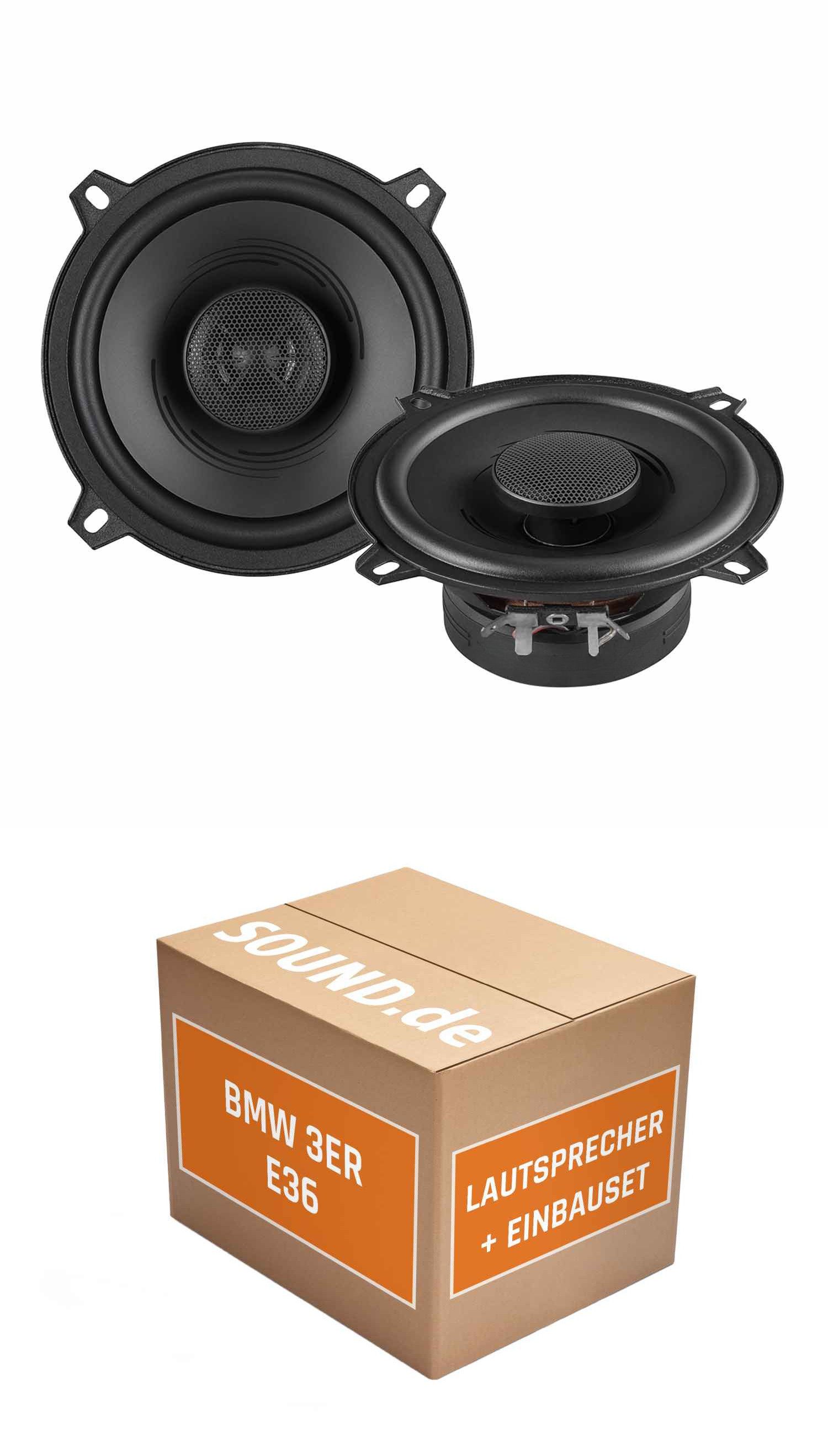 JUST SOUND best choice for caraudio Lautsprecher Heckablage Helix PF C130.2 für BMW 3er E36 Compact 100W Auto-Lautsprecher