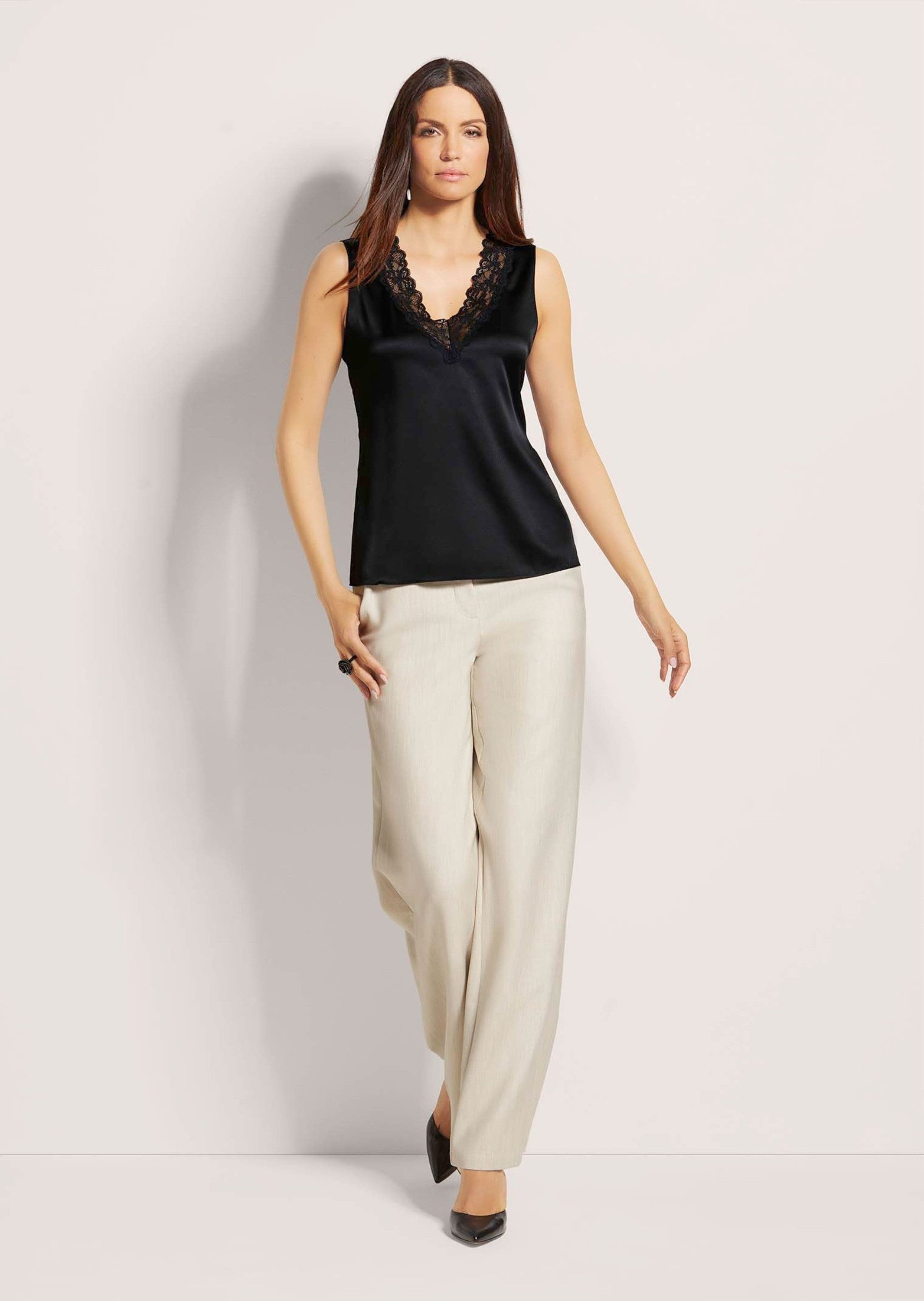 MADELEINE Shirttop Lingerie-Top mit V-Ausschnitt und günstig online kaufen