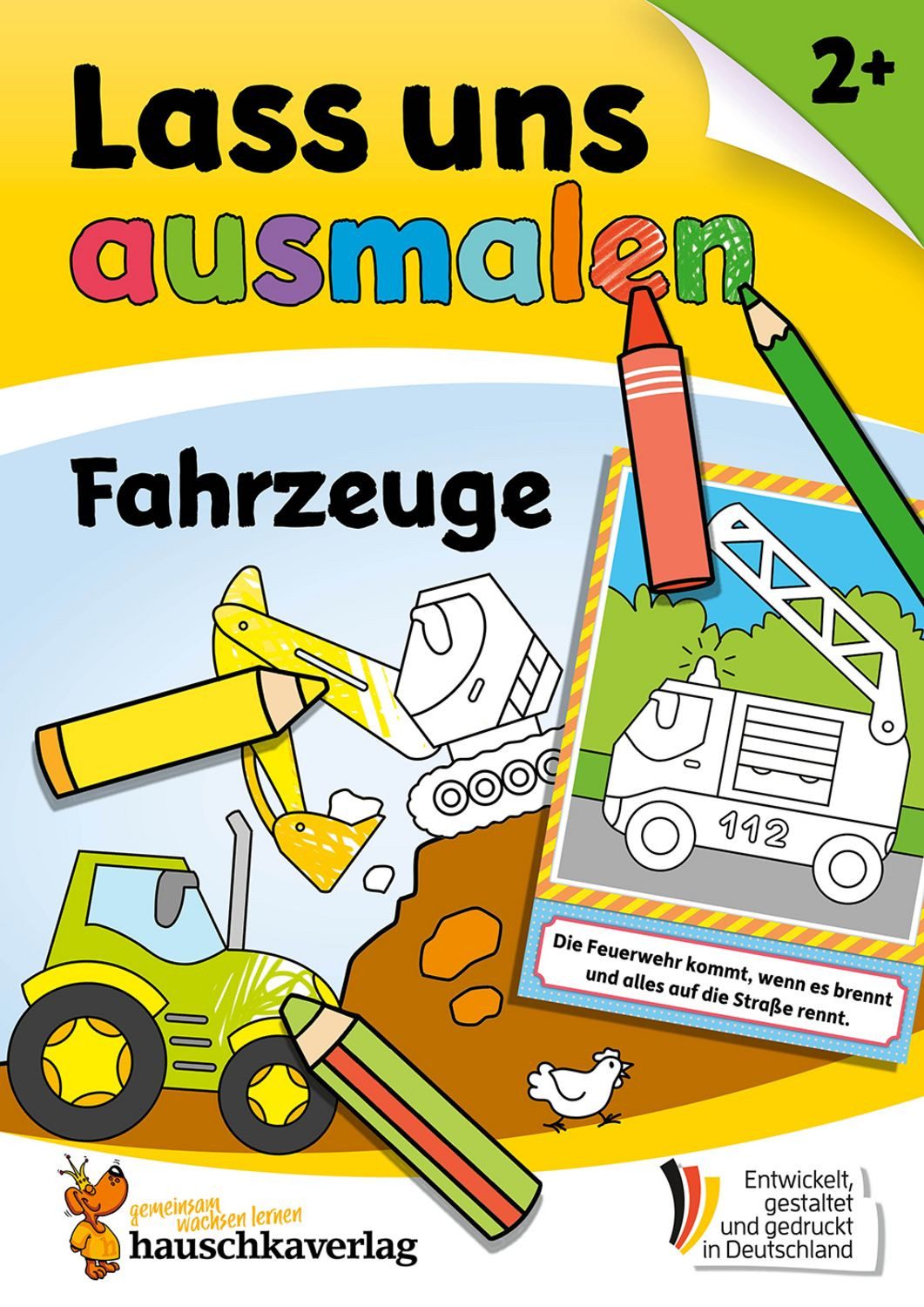 Lass uns ausmalen – Mein Ausmalbuch ab 2 - Fahrzeuge / Corina Beurenmeister, Schulz Joshua