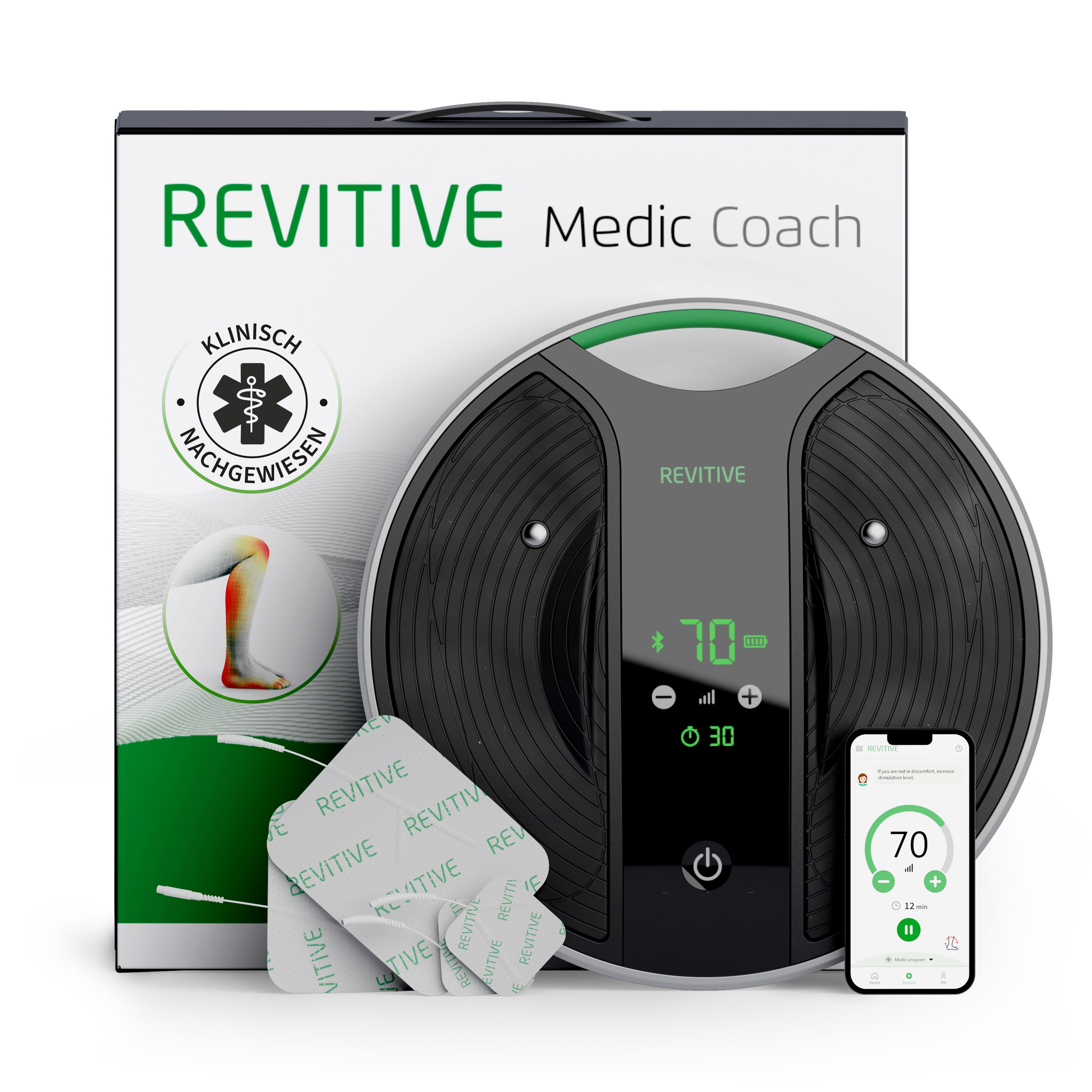 EMS-Fußmassage-Gerät Medic Coach Durchblutungs-Stimulator