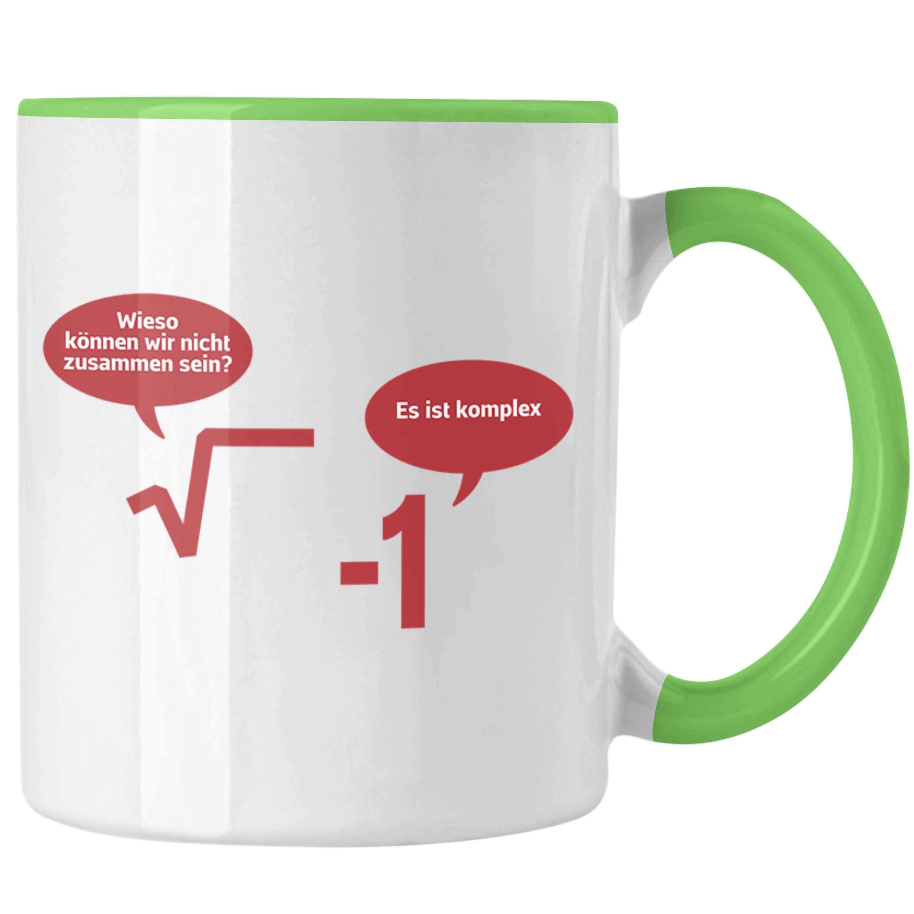 Tasse - Trendation Physik Mathestudent Tasse Geschenk Physiker mit Kaffeetasse Grün Sprüche Spruch Mathematiker Lustig Trendation Mathelehrer Tassen
