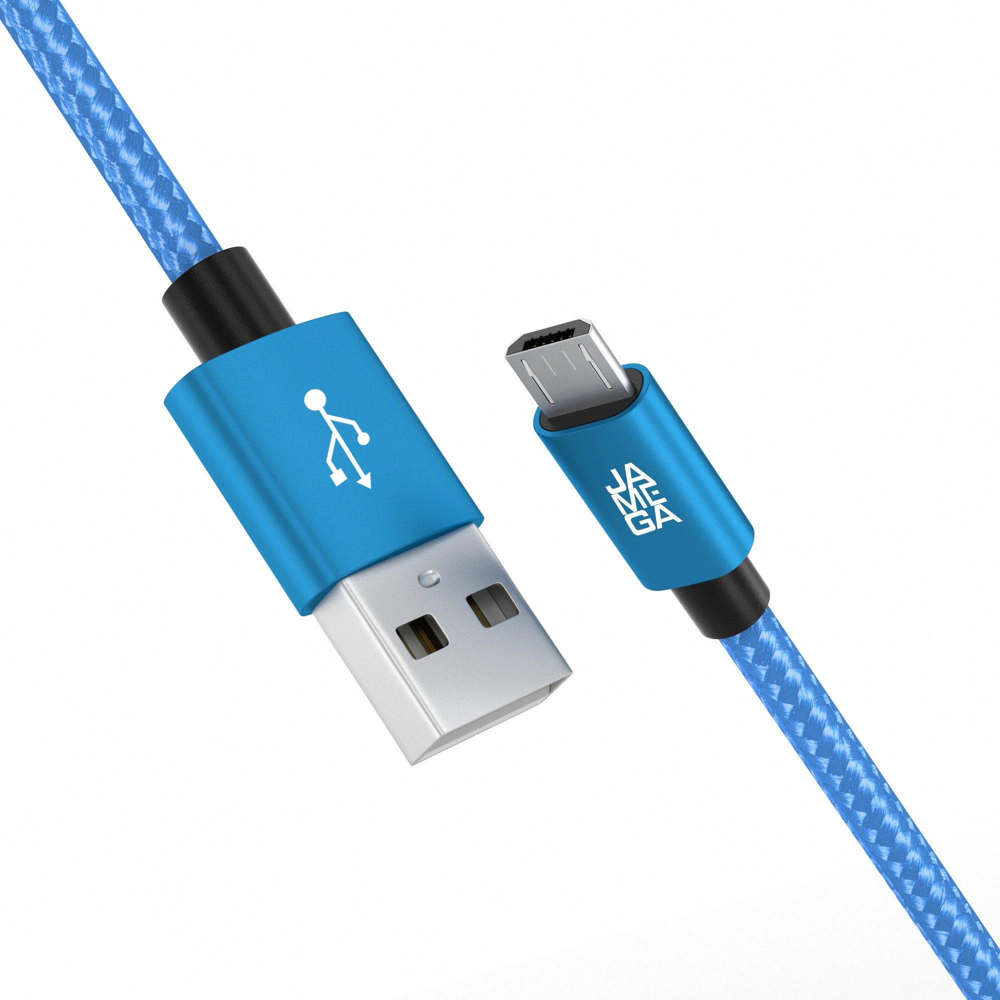 JAMEGA Micro USB Kabel Ladekabel Daten für Tablet Samsung Huawei PS4 XBOX LG USB-Kabel, USB, Micro USB, (200 cm)