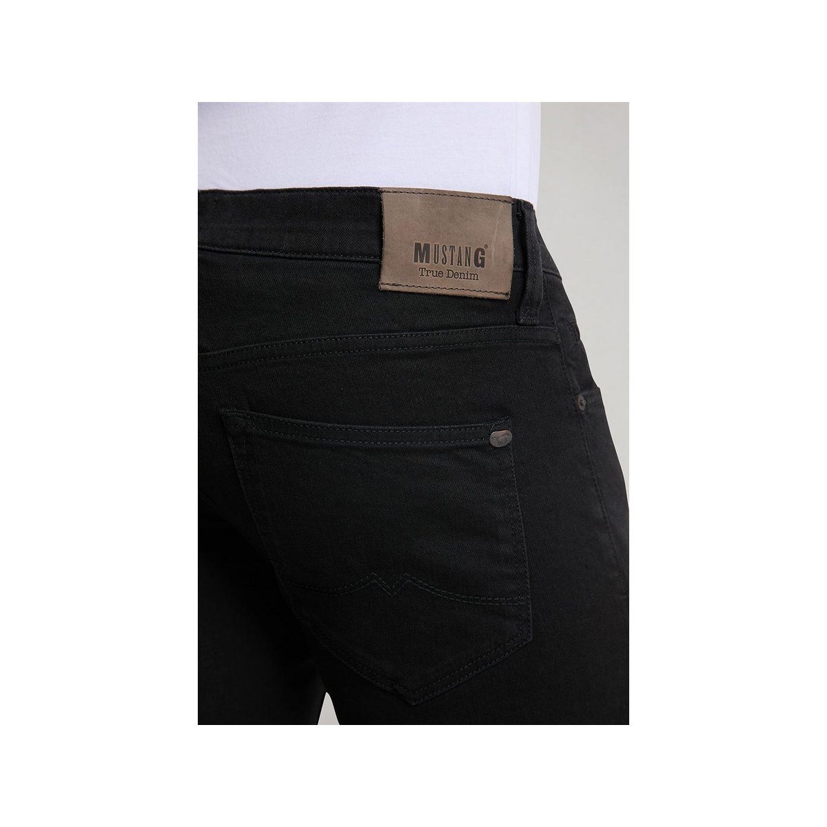 5-Pocket-Jeans (1-tlg) dunkel-blau MUSTANG
