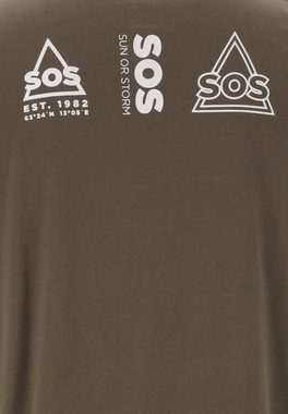 SOS Funktionsshirt Dolomiti mit stylischem Logo-Design
