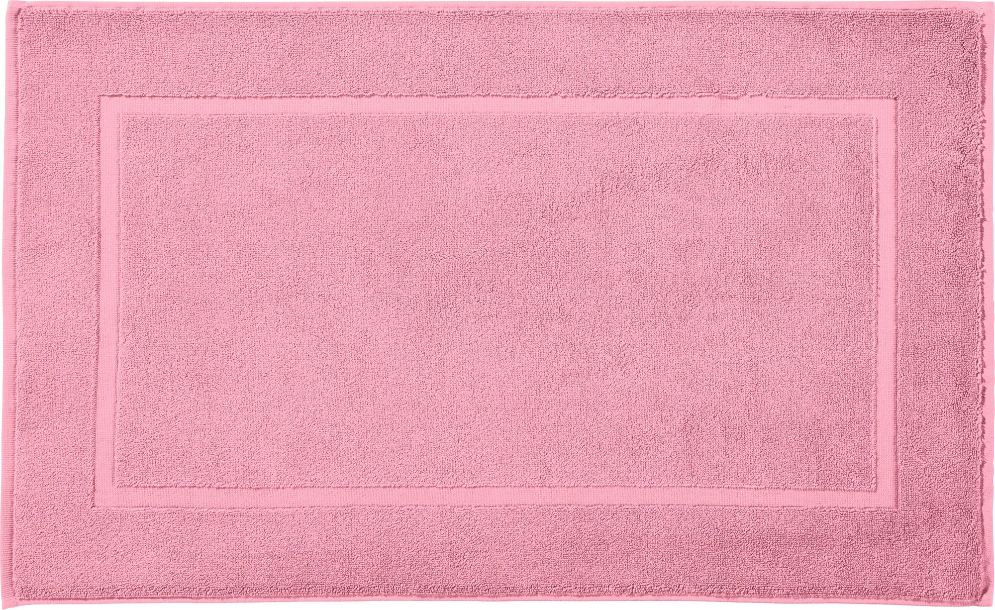 REDBEST Badematte Duschvorlage, Höhe 6 mm, eckig, Walk-Frottier Uni