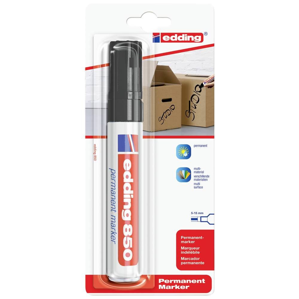 Thumbnail - edding Permanentmarker 850 Permanentmarker - - 1 Stift - Keil-Spitze