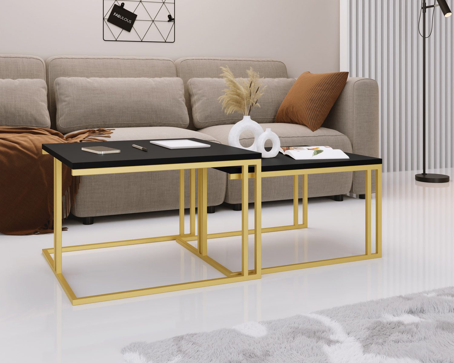 WFL GROUP Couchtisch Virgo (Satztisch Set günstig online kaufen