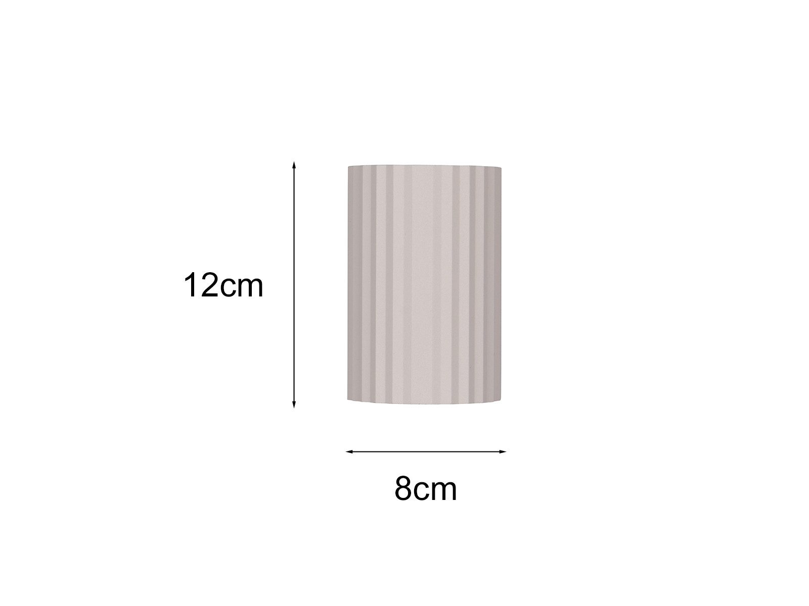 TRIO Leuchten LED Wandleuchte, Dimmfunktion, LED wechselbar, Warmweiß, kleine Innen Up and Down Wandbeleuchtung indirekt aus Metall, H: 12cm