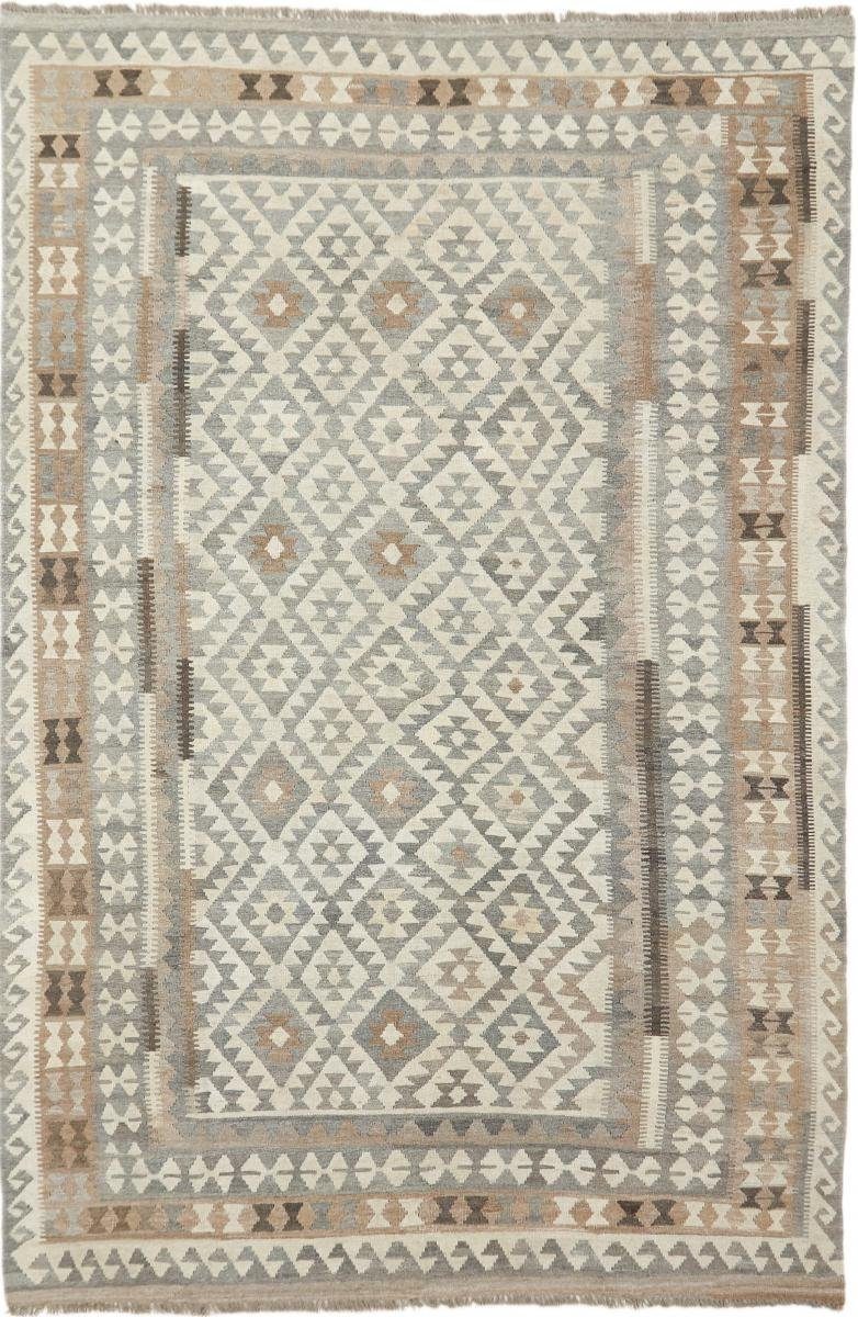 Nain Höhe: Orientteppich Kelim mm Orientteppich, Handgewebter 3 Trading, 200x300 Heritaje rechteckig, Afghan