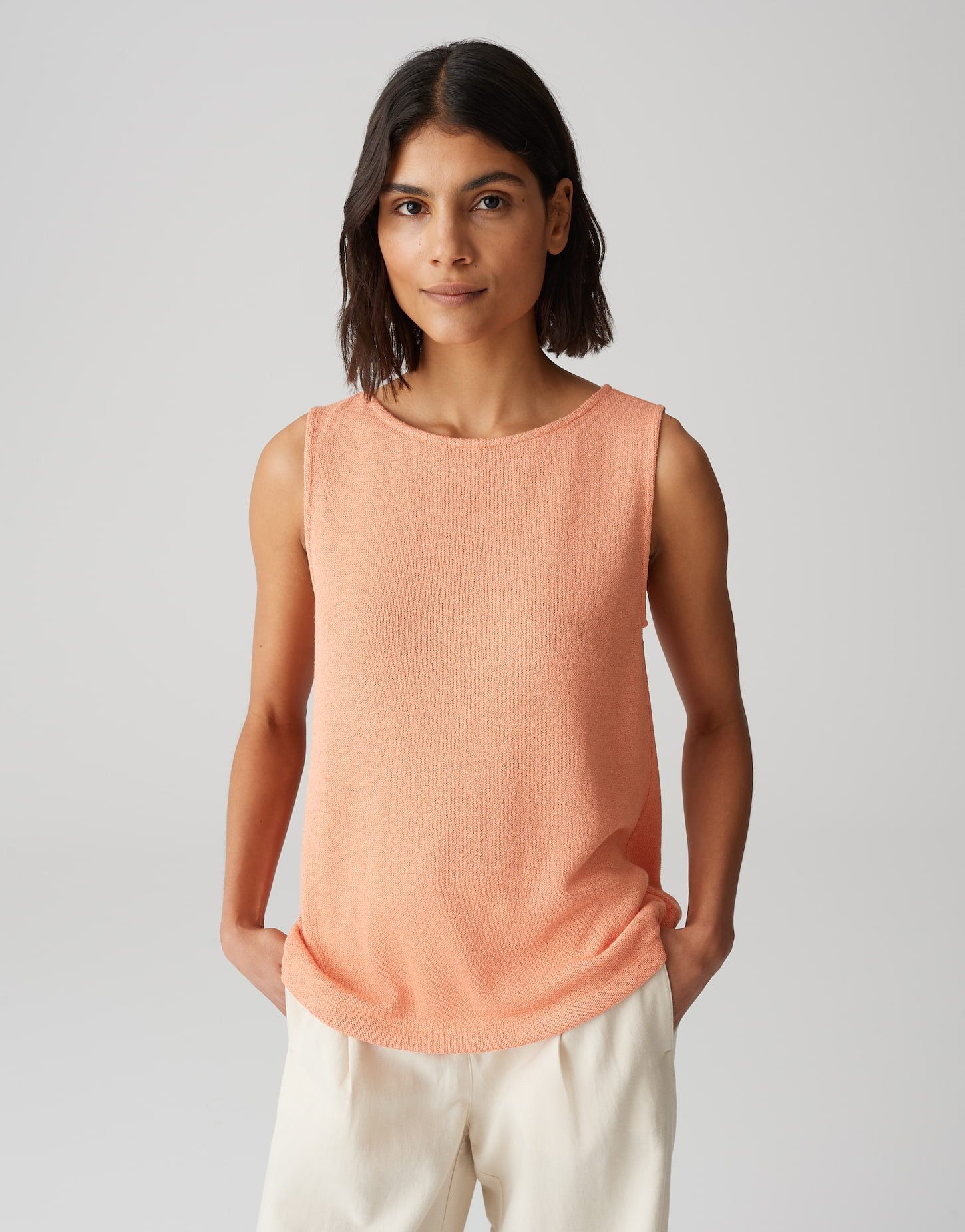 OPUS Shirttop ILONKA Loose in edler Strickoptik