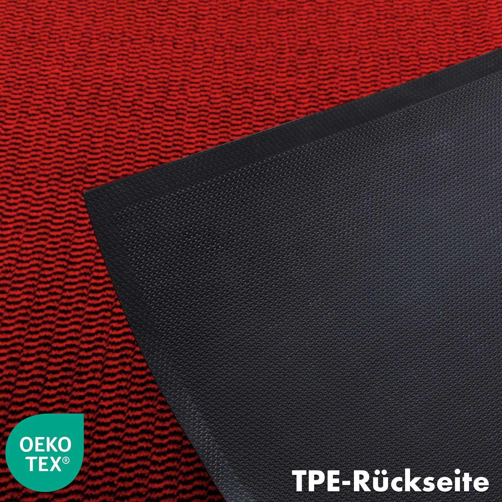 Floordirekt Fußmatte SKY Novo, enorm rutschfeste TPE-Rückseite, effektive Schmutzaufnahme, Rechteckig, Höhe: 7 mm, In- & Outdoor Schmutzfangmatte, saugstarker F – Bild 5 von 5