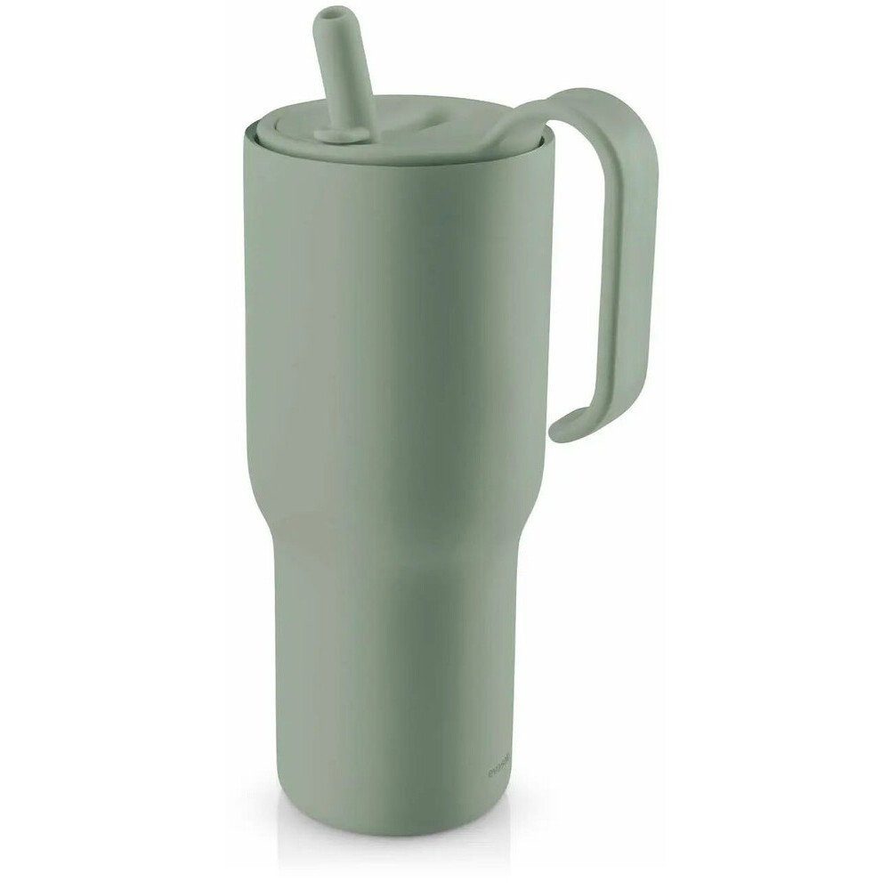 Eva Solo Tumbler-Glas Tumbler 0,9 l Sip’n’go To Go Green Goddess, Edelstahl, Tumbler, Ø9,5cm, Edelstahl, grün