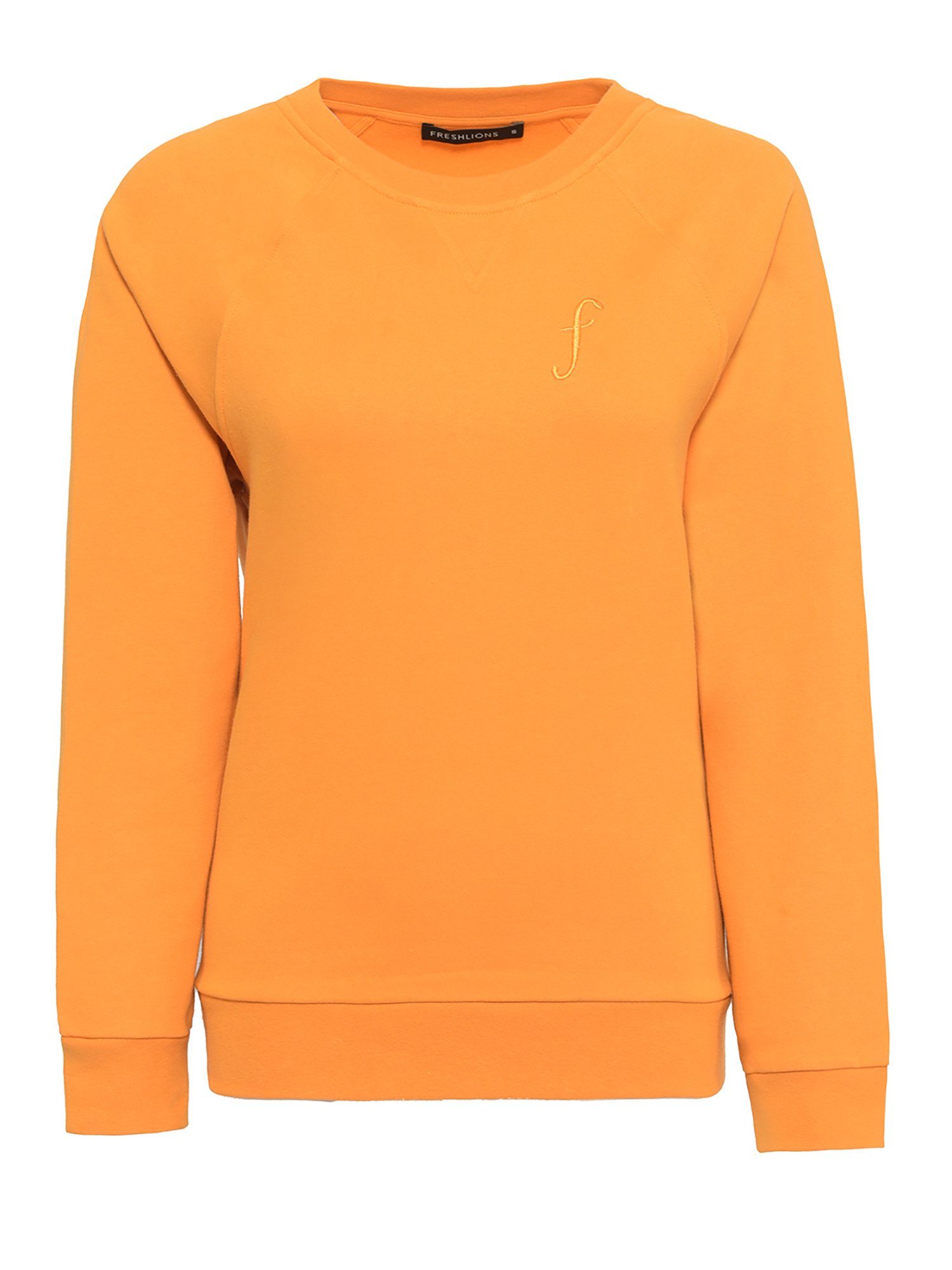 Freshlions F Freshlions Embroidery Sweatshirt Kurzweste orange