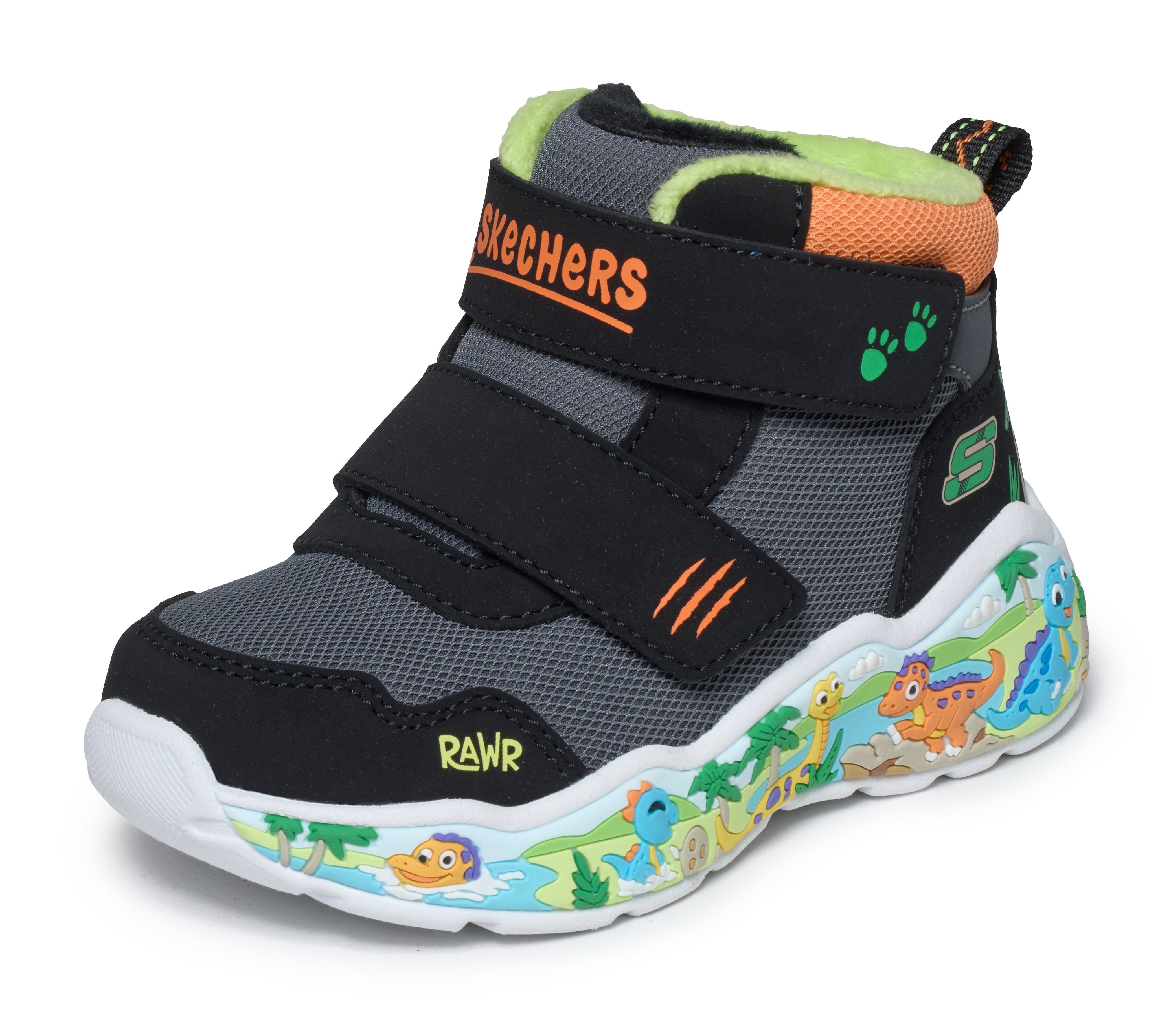 Skechers PLAY SCENE Winterstiefel Klettboots mit Warmfutter, Größenschablone zum Download
