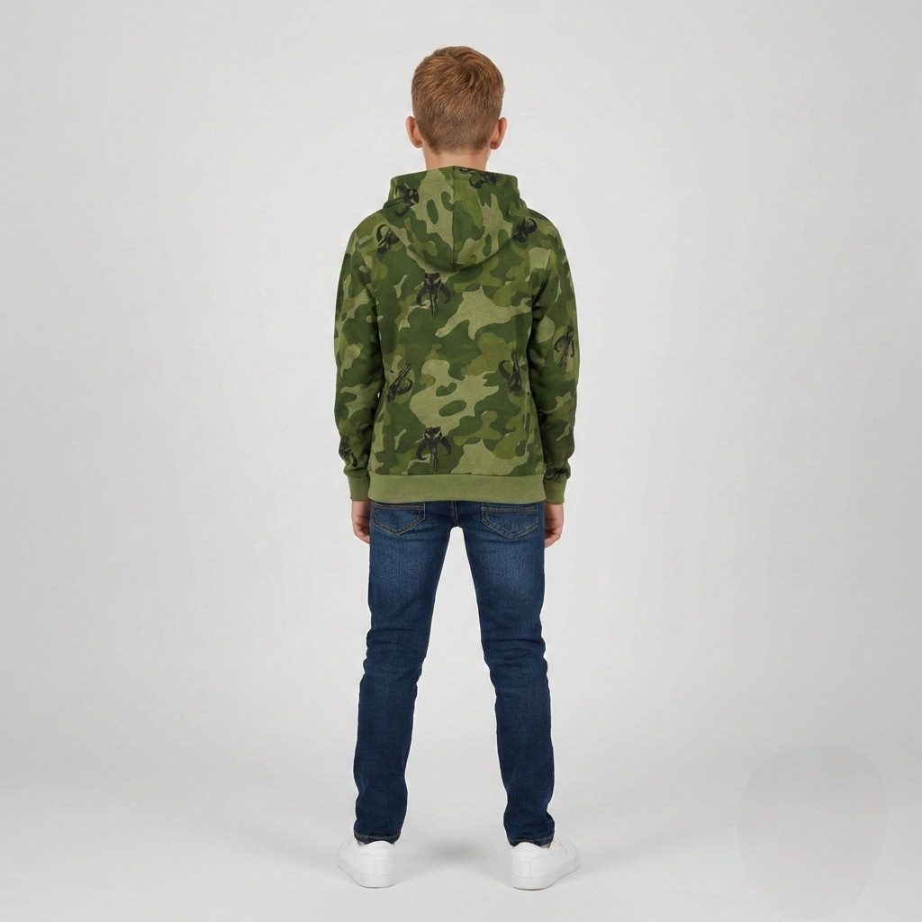 Star Wars Kapuzenpullover Star Wars Mandalorian Baby Yoda Jungen Hoodie