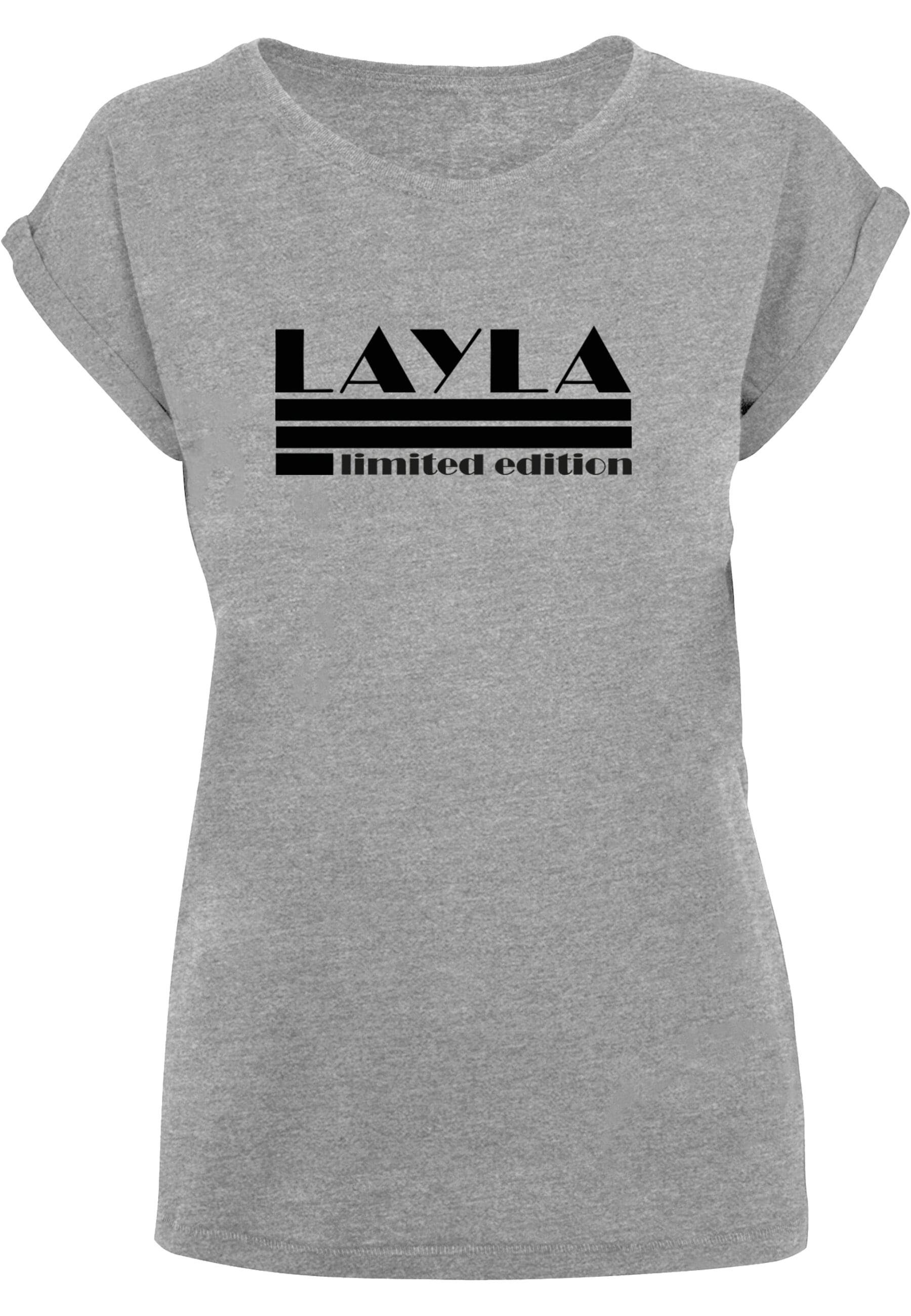 Merchcode T-Shirt Damen Ladies Layla - Limited Edition T-Shirt (1-tlg) heathergrey