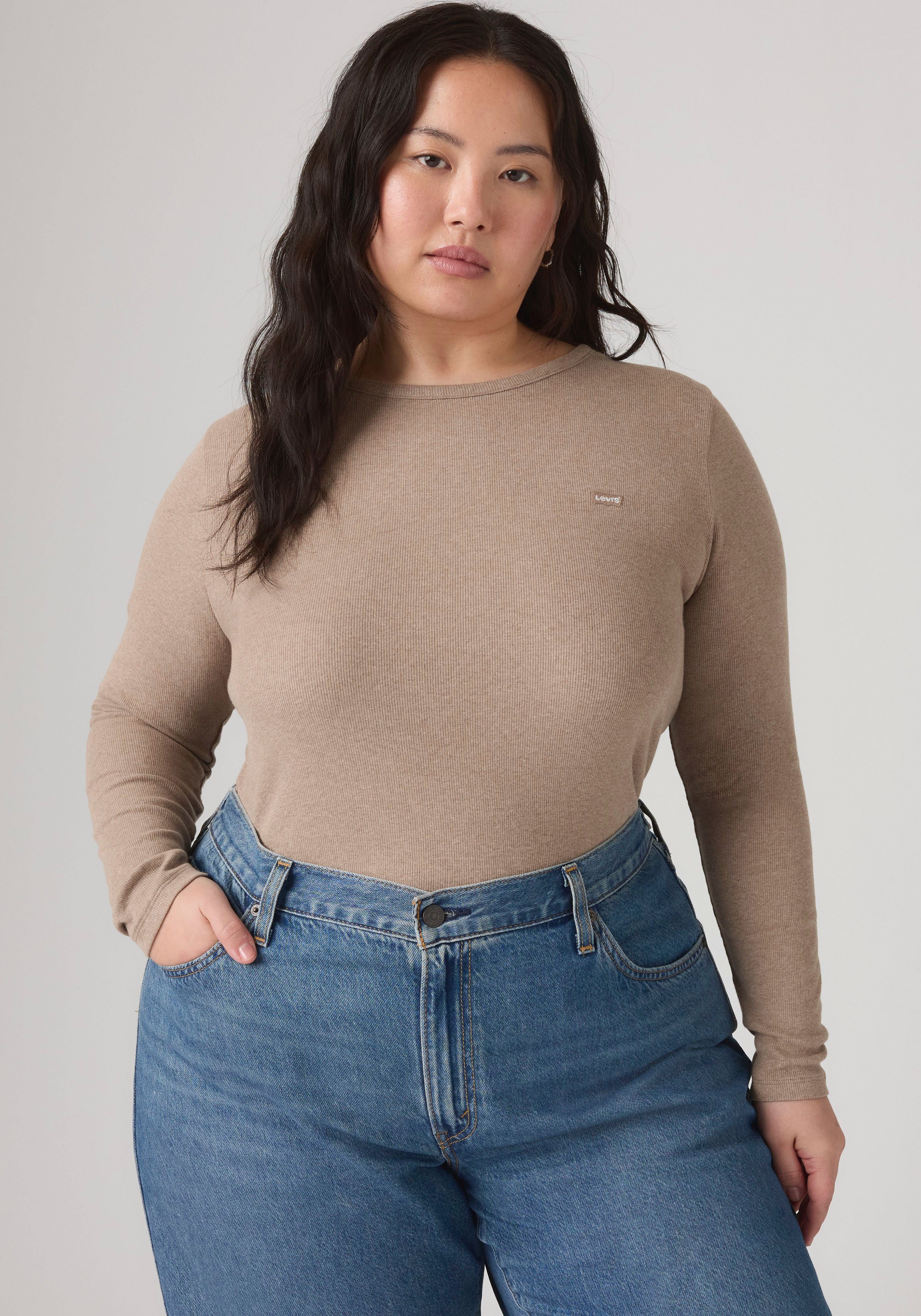 Levi's® Plus Langarmshirt PL HAYES LS in figurbetonter Passform – Bild 2 von 4
